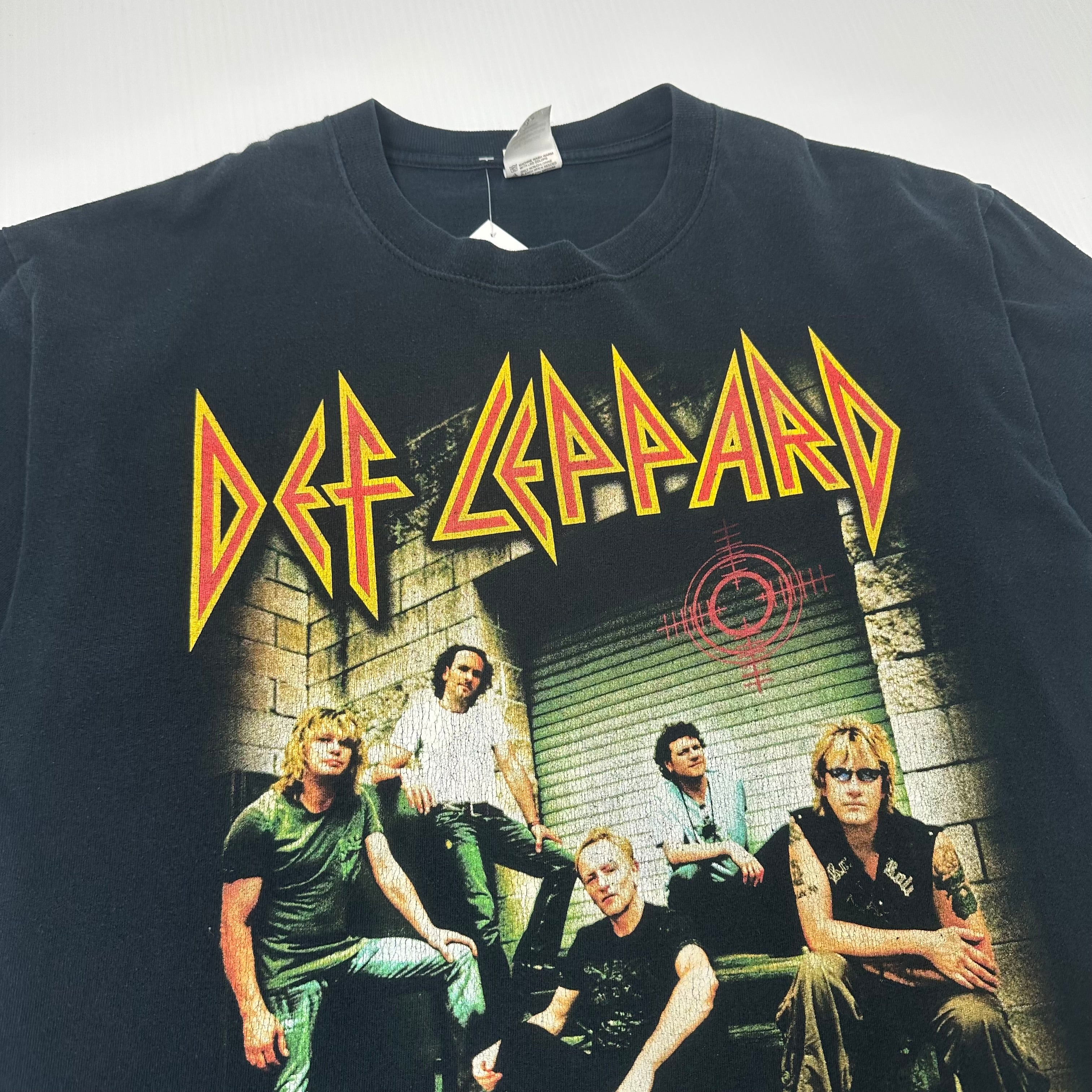 2005 Def Leppard Rock Of Ages Tour Tee L