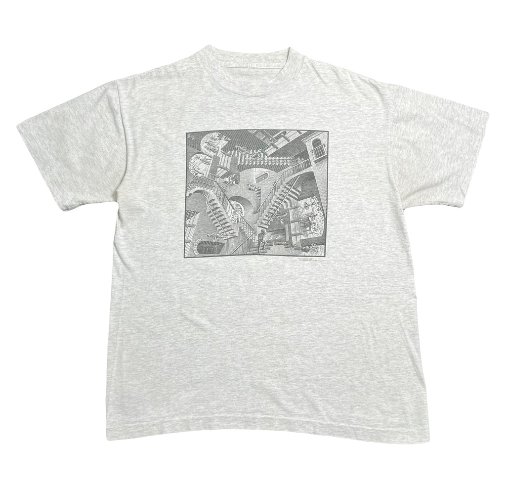 90s M.C. Escher Relativity Tee L