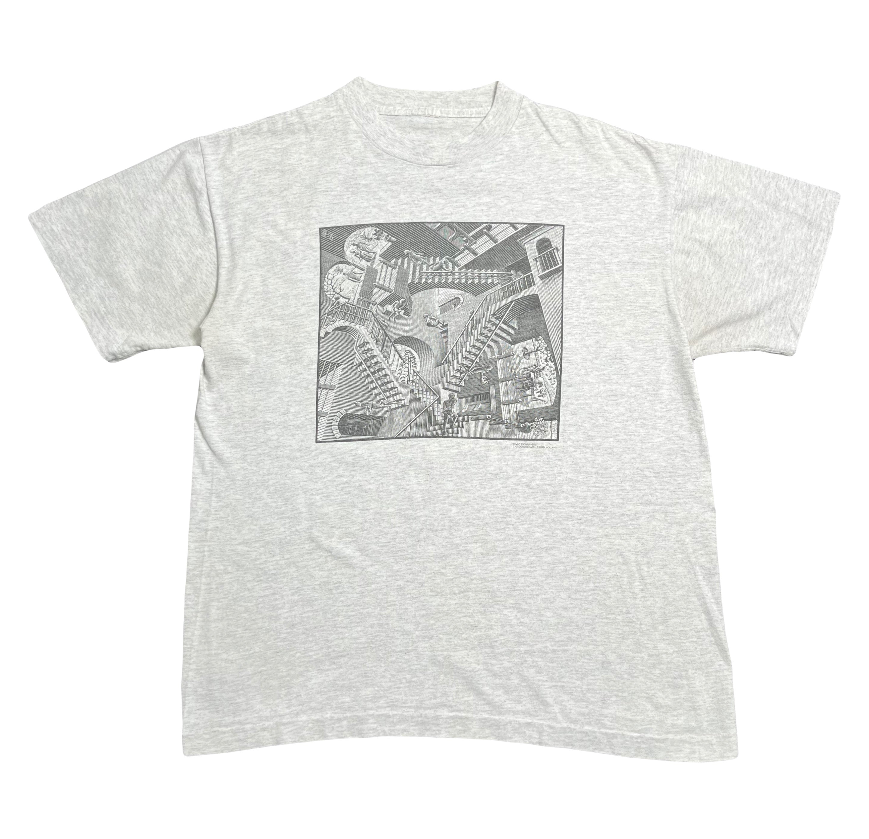 90s M.C. Escher Relativity Tee L