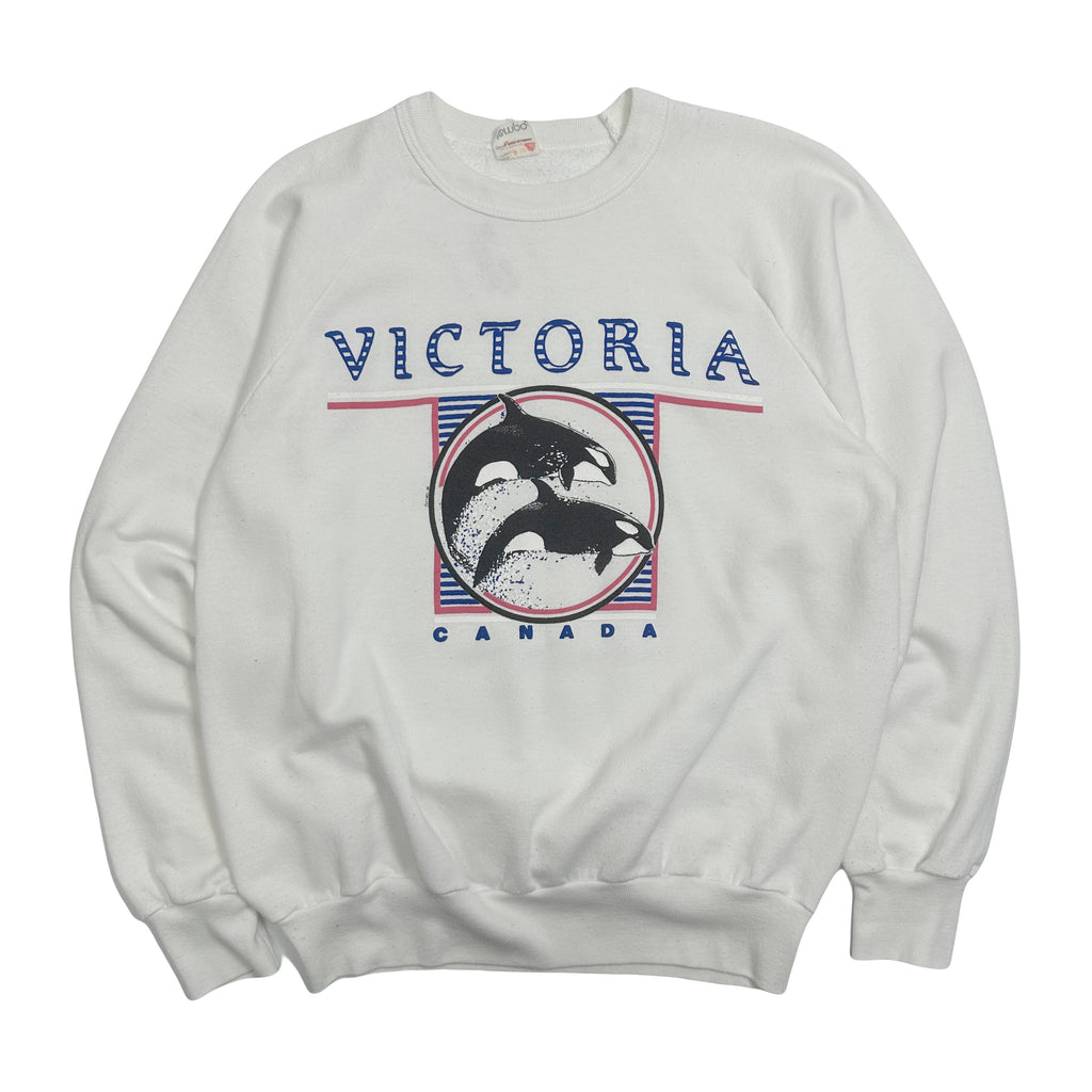 Vintage Victoria Canada Orca Crewneck M