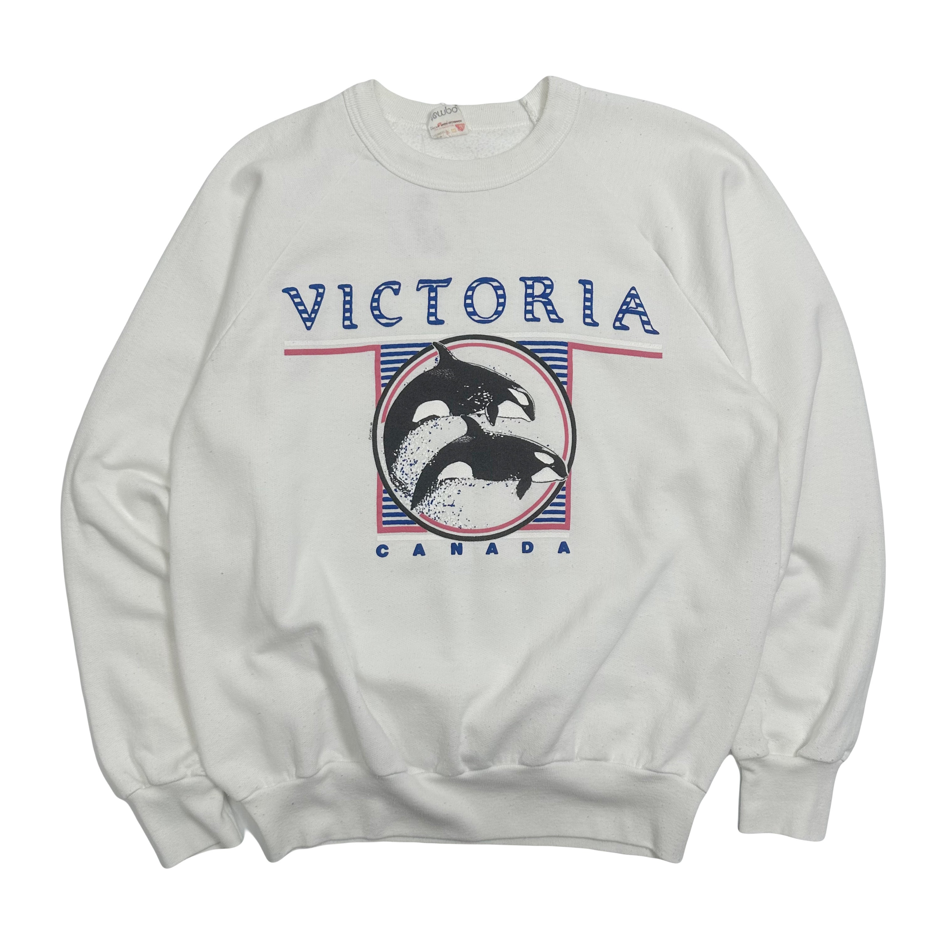 Vintage Victoria Canada Orca Crewneck M