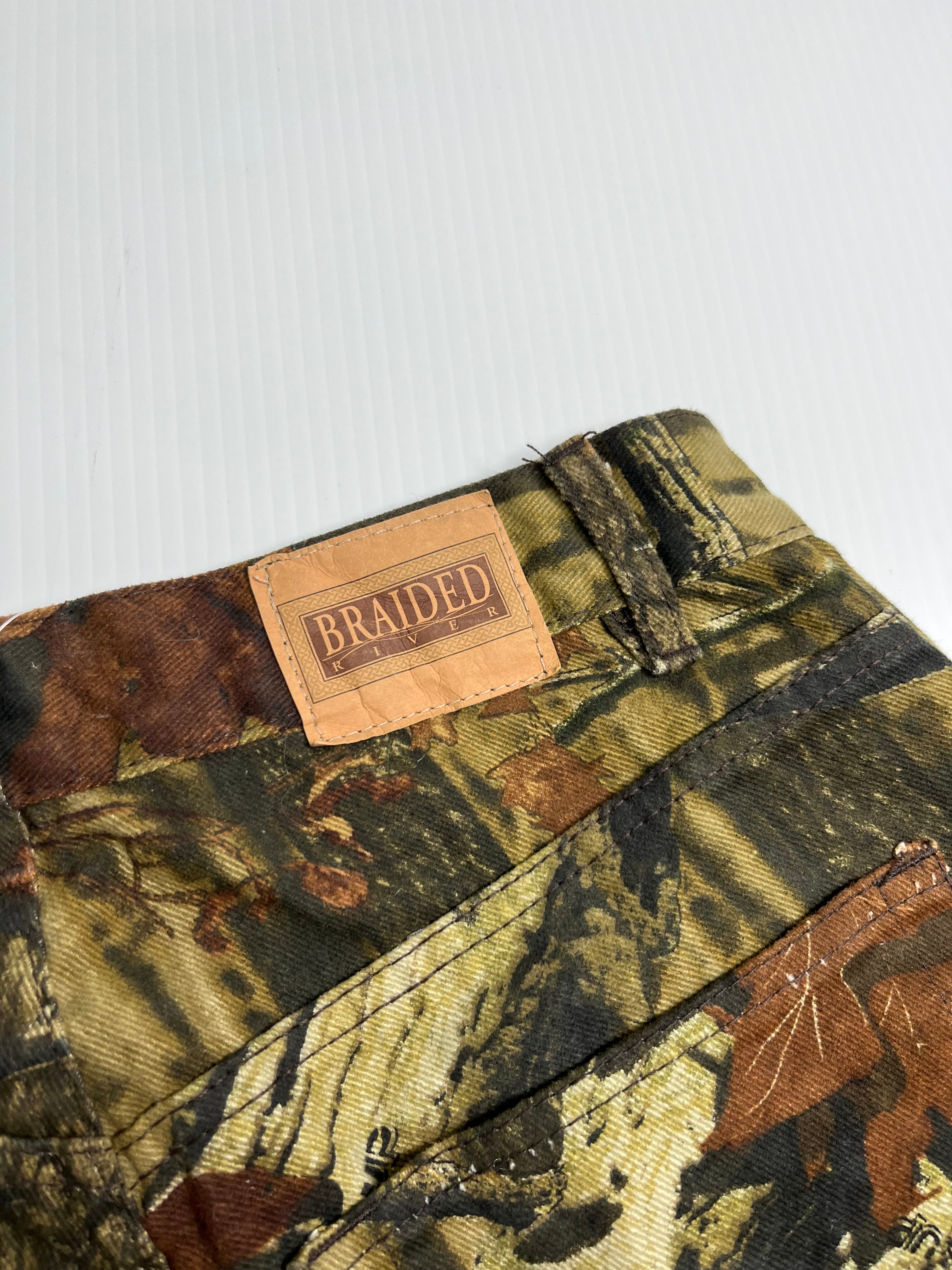 Braided Realtree Camouflage Carpenter Pants 30