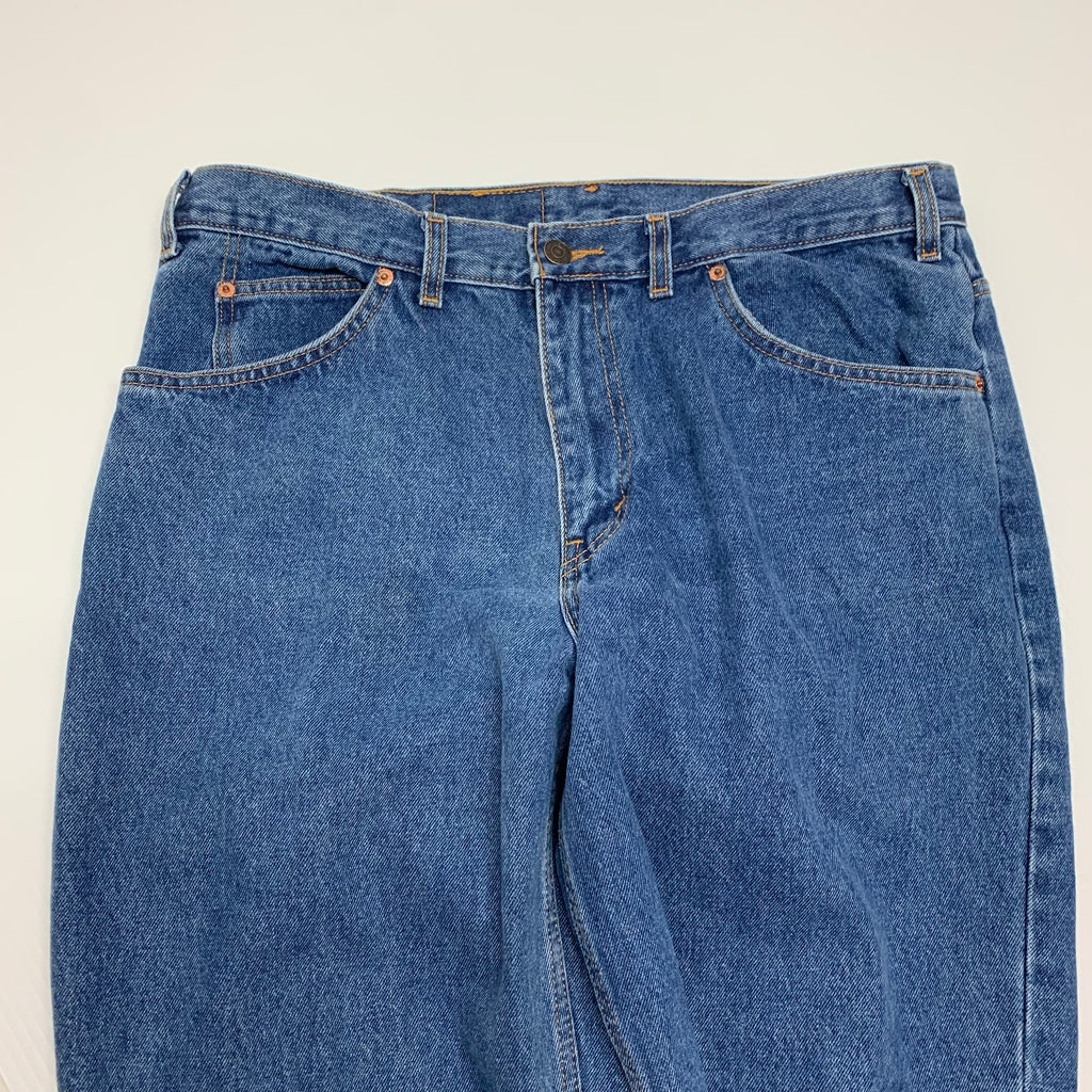 Vintage Medium Wash Levi’s Orange Tab 565 34x32
