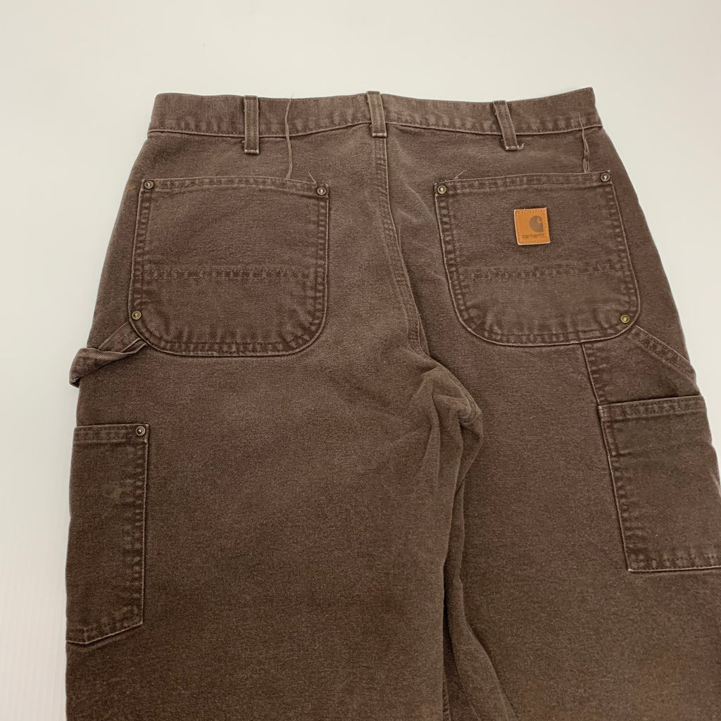 Brown Carhartt Double Knee Denim 32