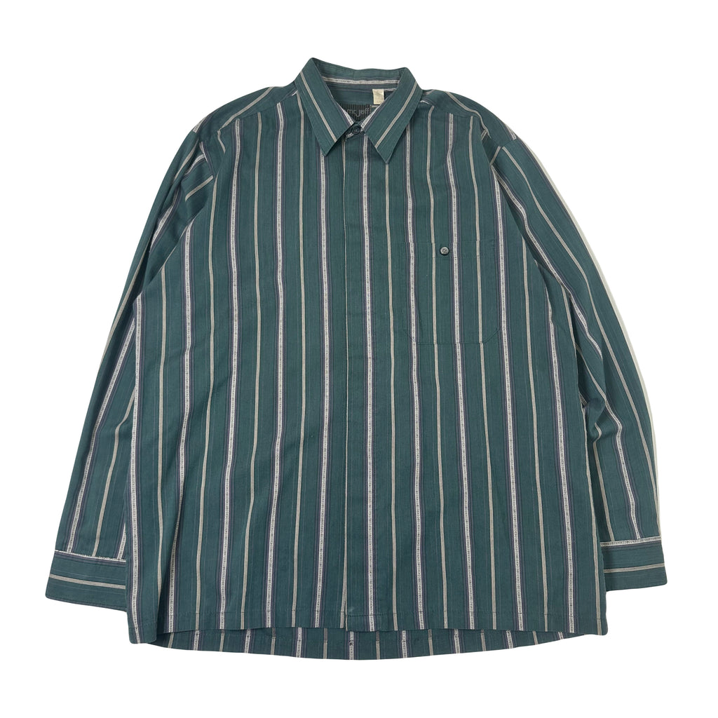 Vintage Mr Jeff Striped Button Up Shirt L