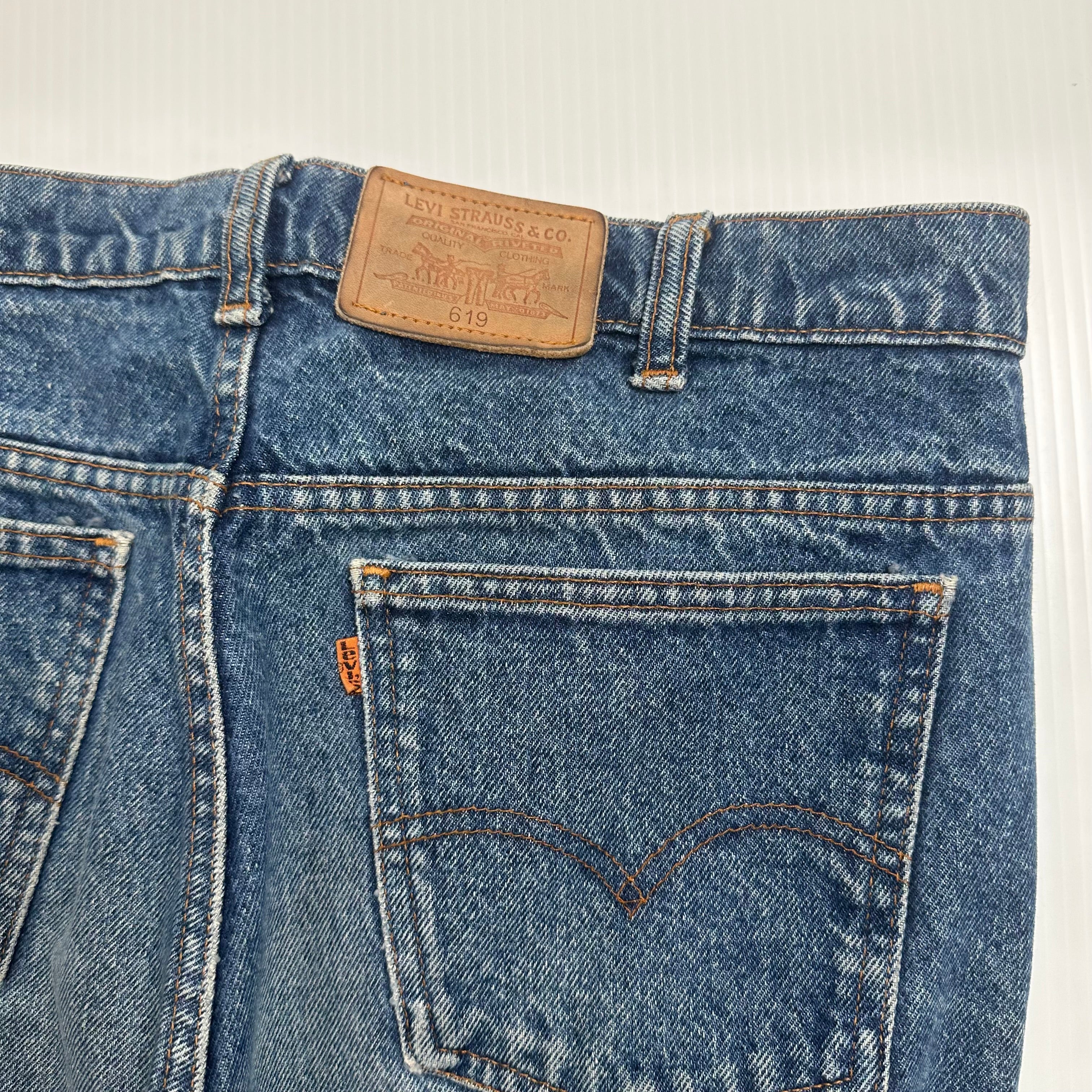 Vintage Levi's 619 Orange Tab Denim 36