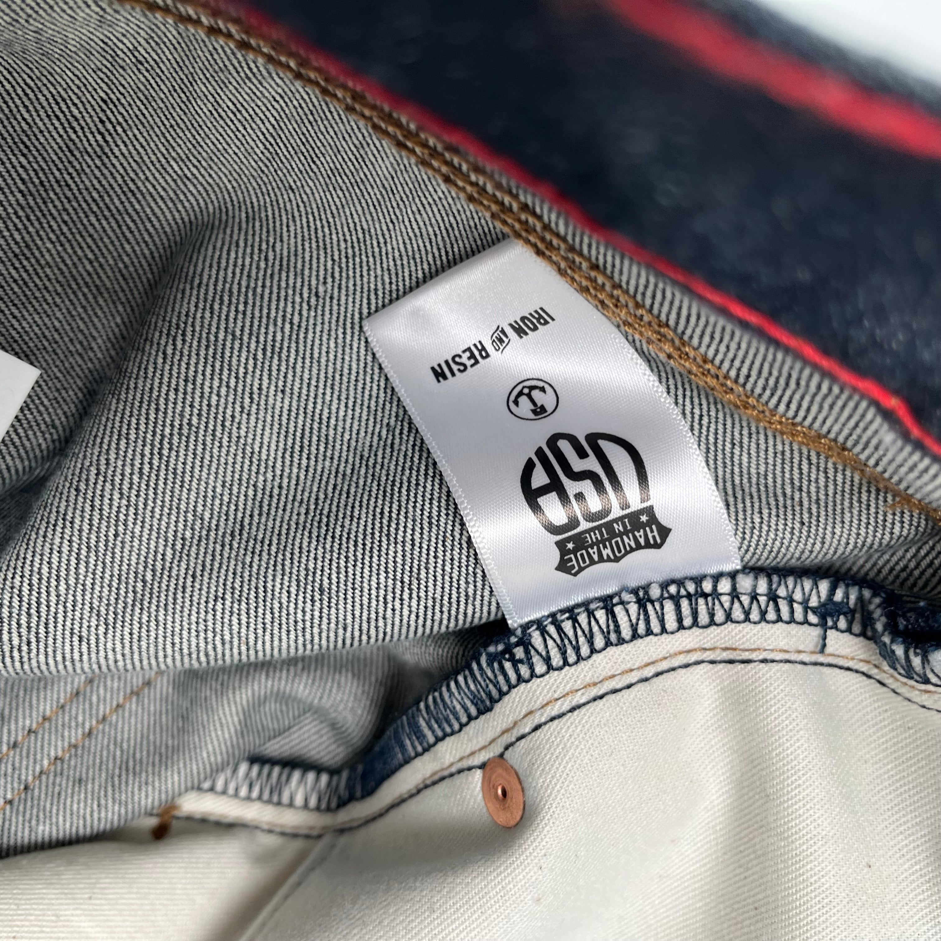 Iron And Resin Enduro Dark Wash Denim 36