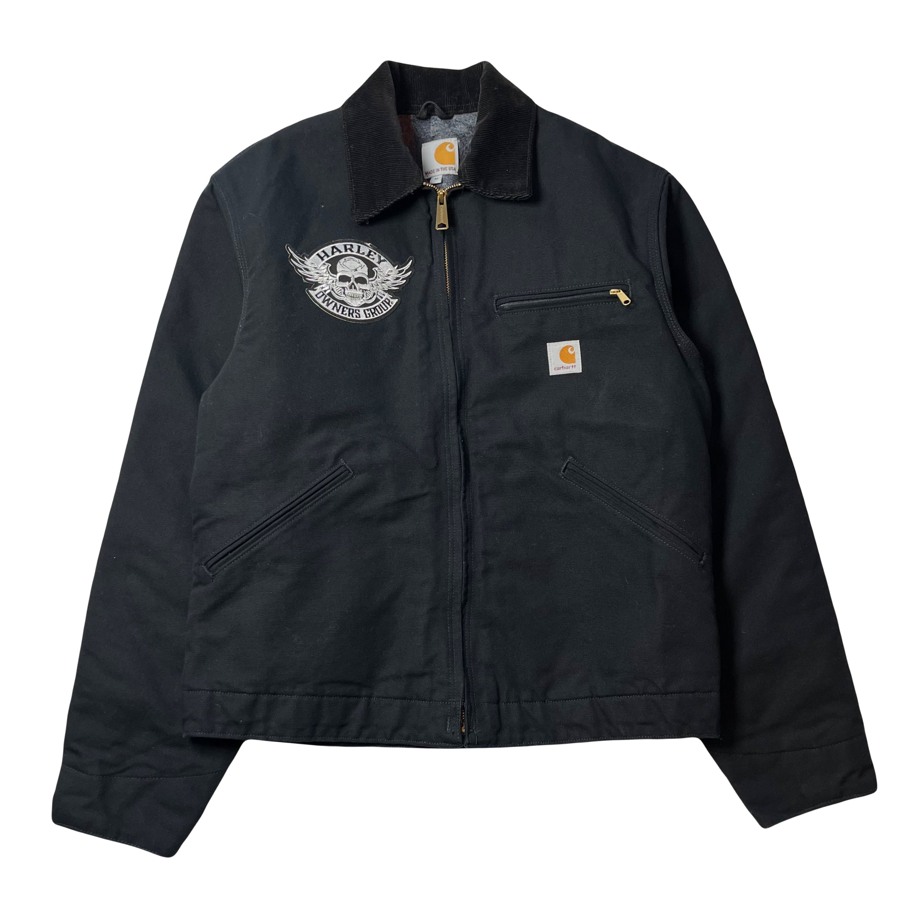 Vintage Carhartt J001 Harley Owner's Group Detroit Jacket M