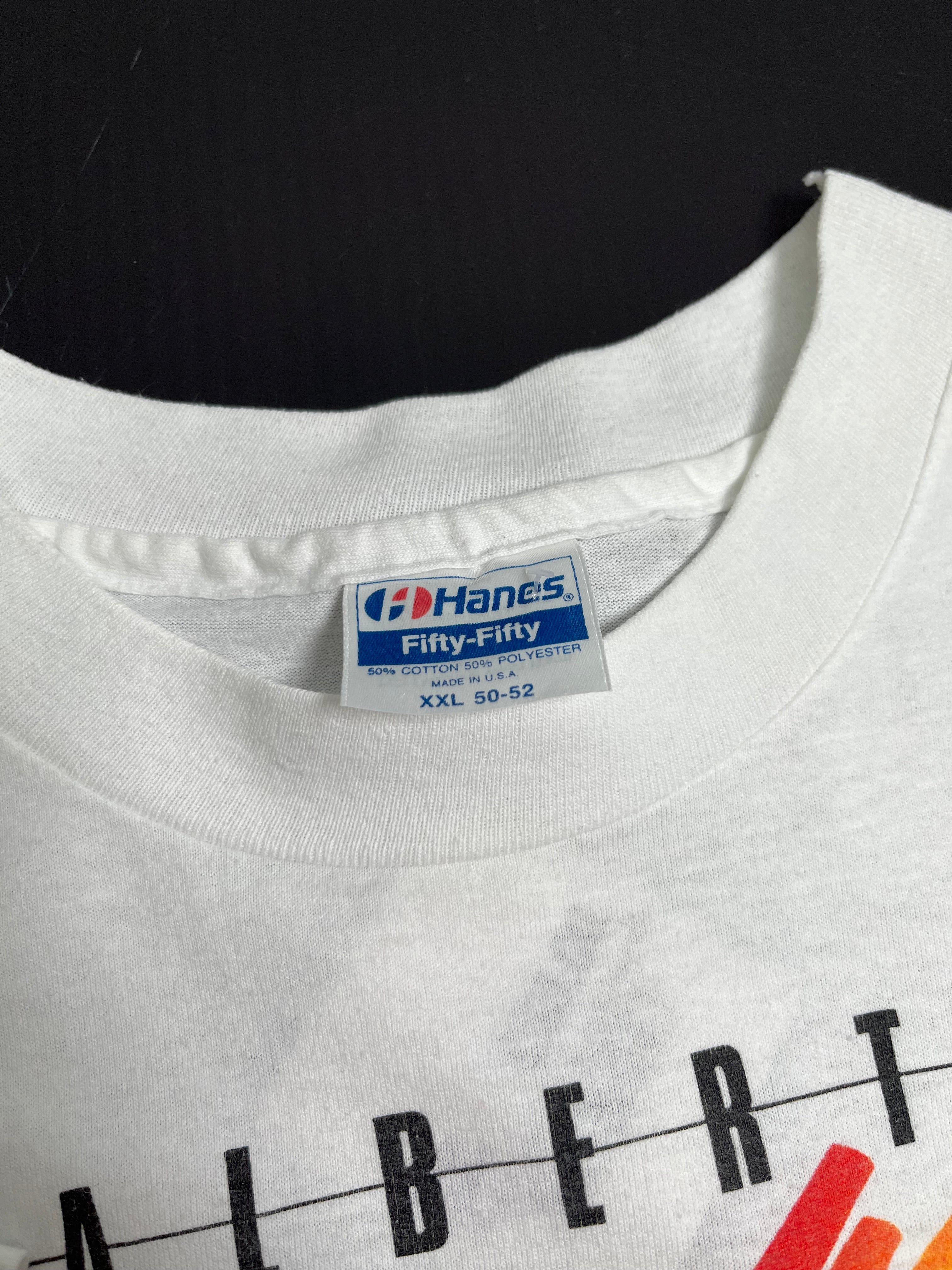 90’s Alberta One Heart Many Colours Tee XXL