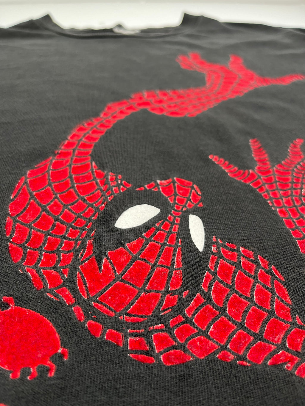Vintage Spider-Man Velvet Print Graphic Tee L