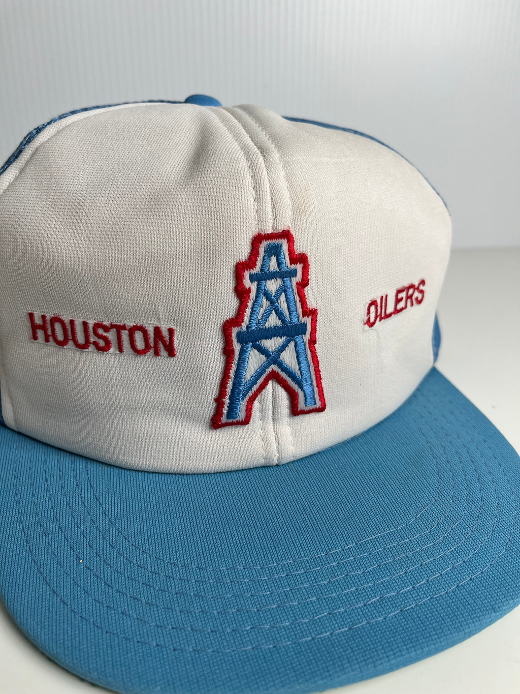 80s Houston Oilers Trucker Snapback Hat