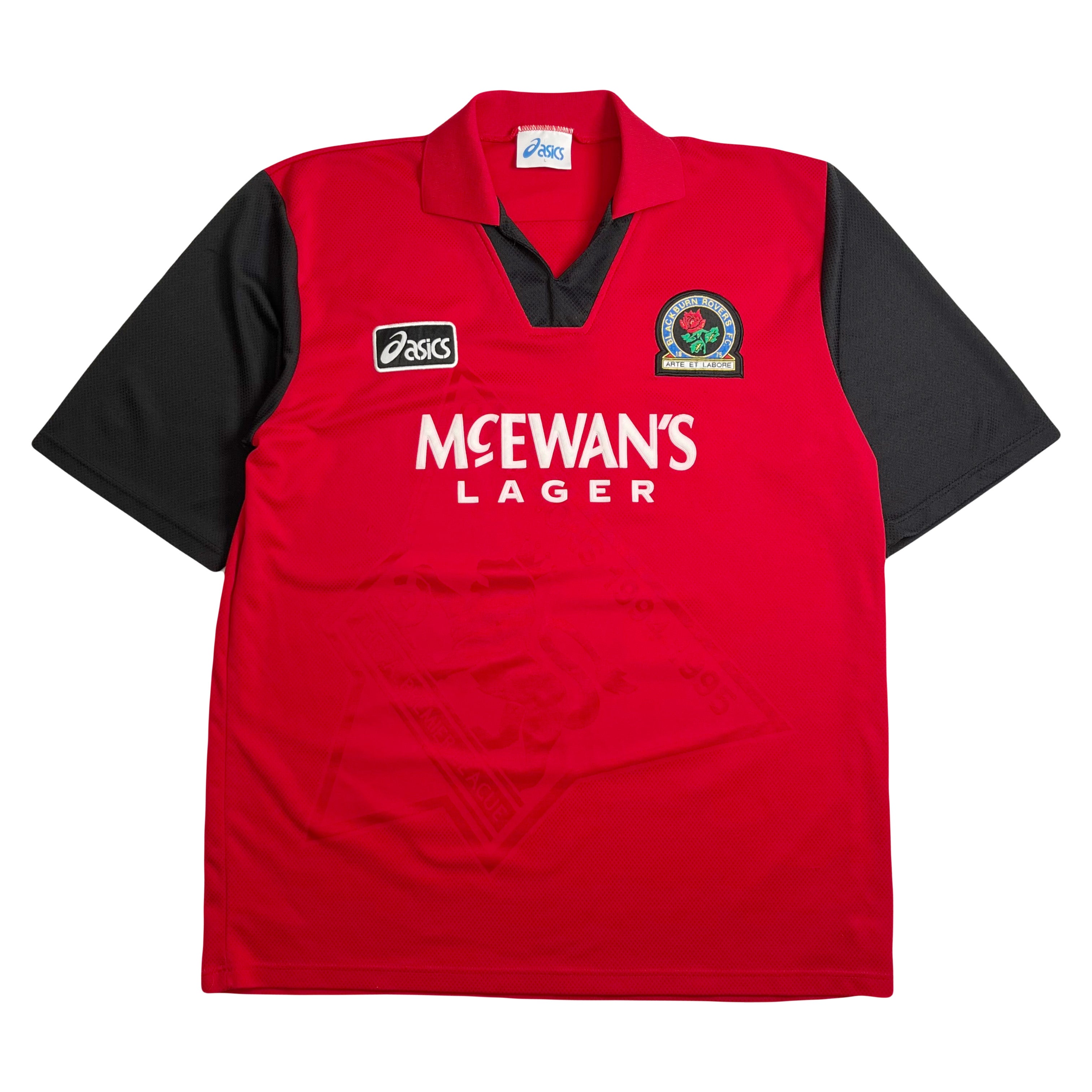 1995-96 Asics Blackburn Rovers Away Kit L