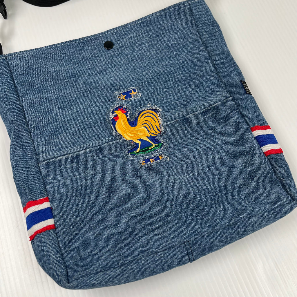 Rework Nike France Denim Side Bag