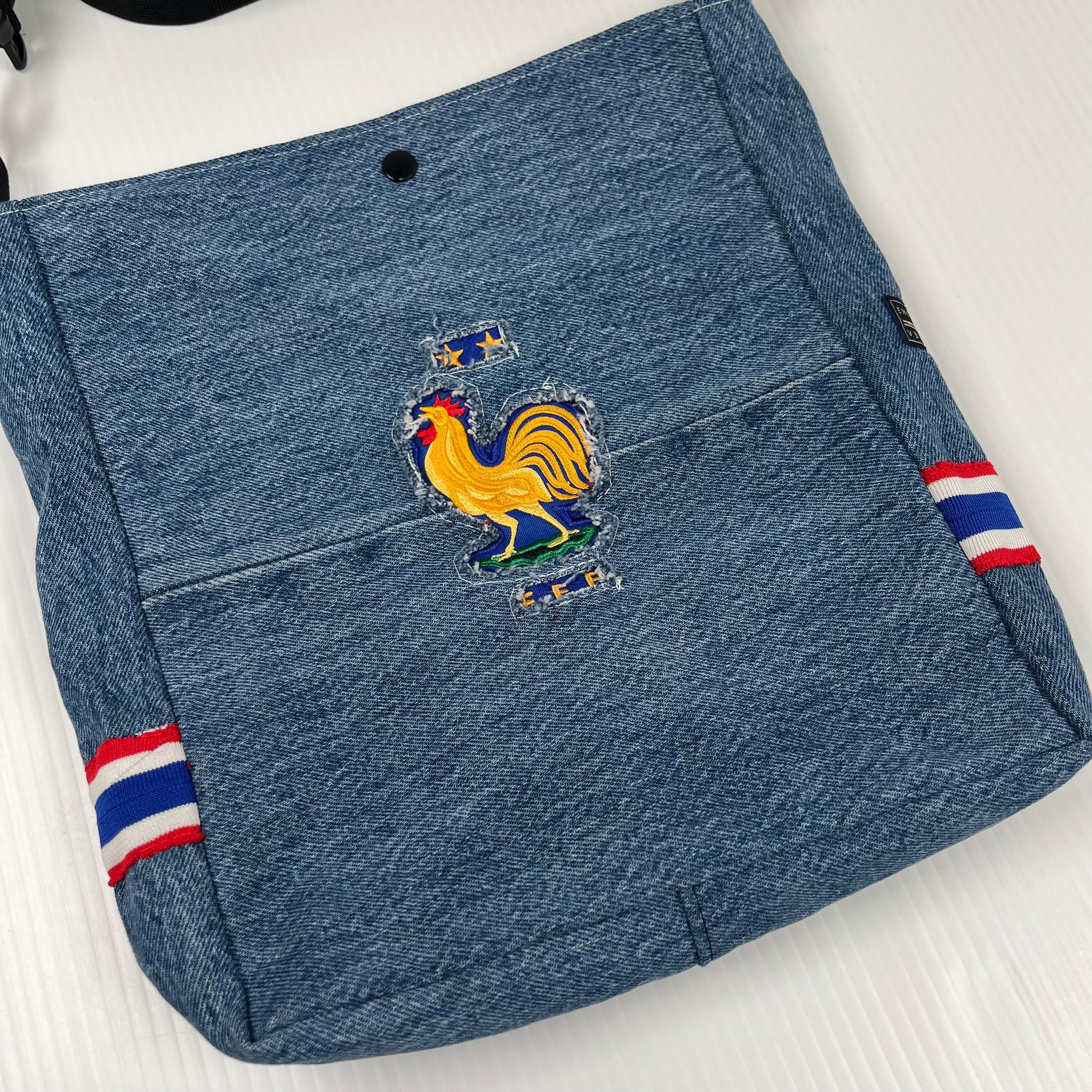 Rework Nike France Denim Side Bag