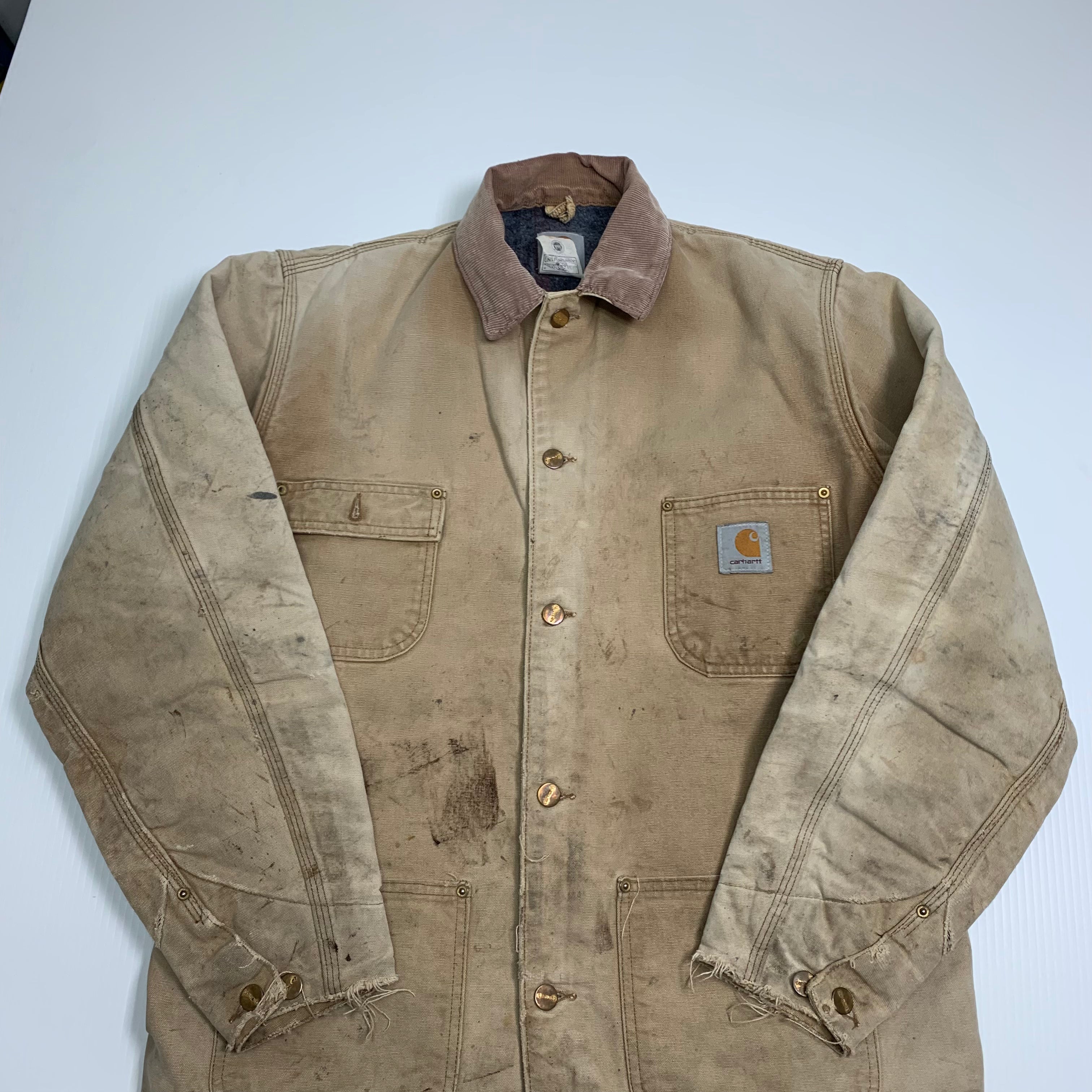 Carhartt Beige Chore Coat L