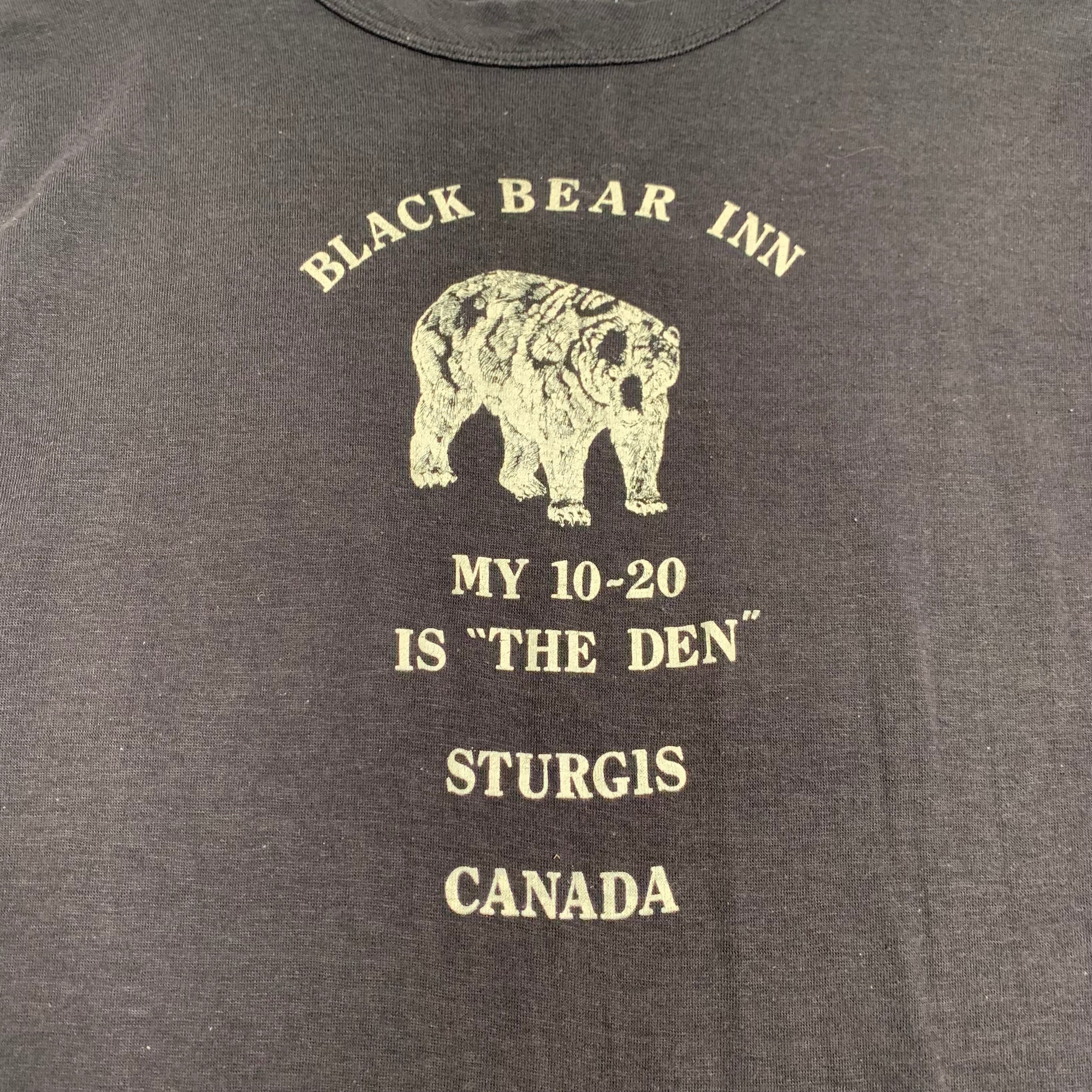 Vintage Black Bear Inn Sturgis Tee L