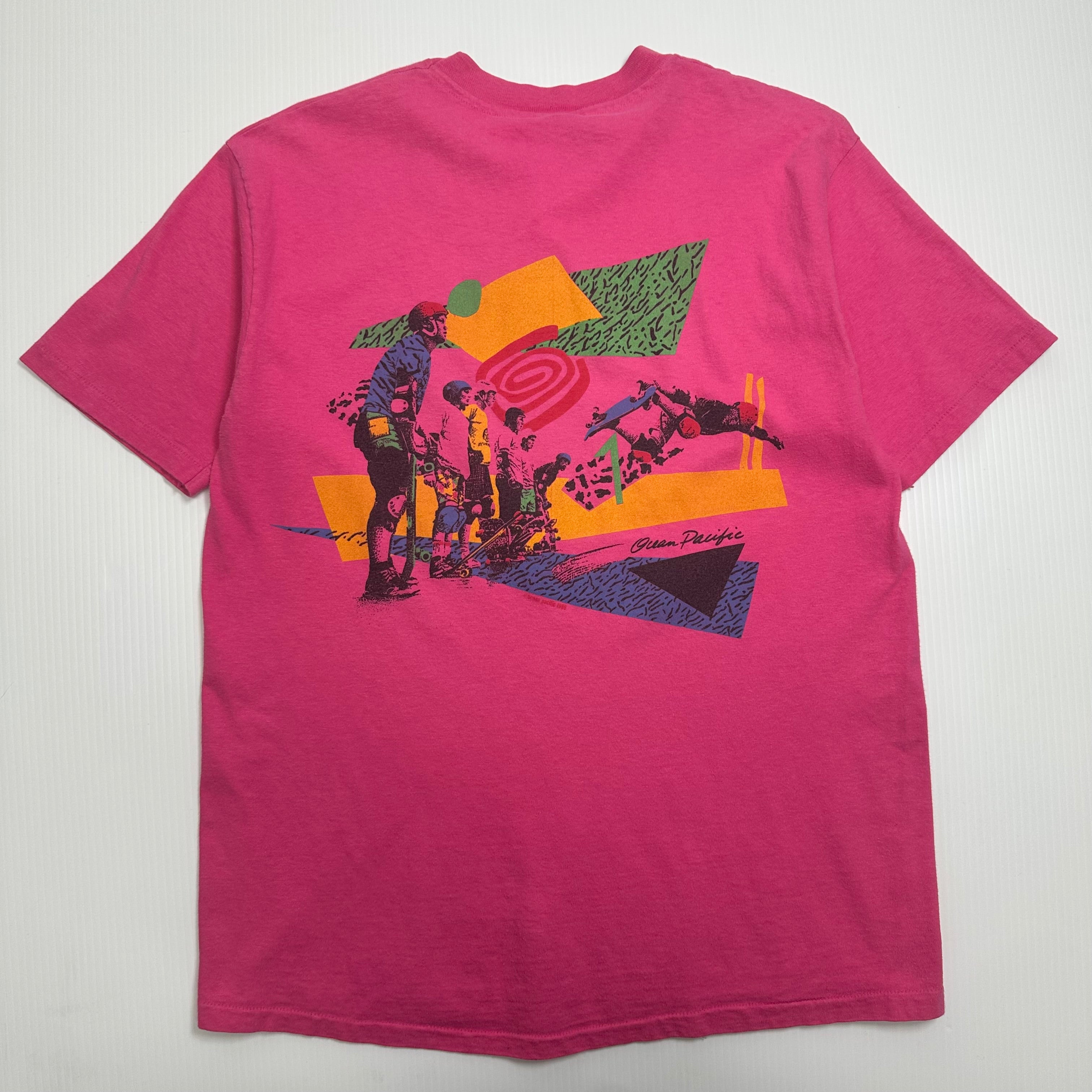 Vintage Ocean Pacific Skateboard Graphic Tee L