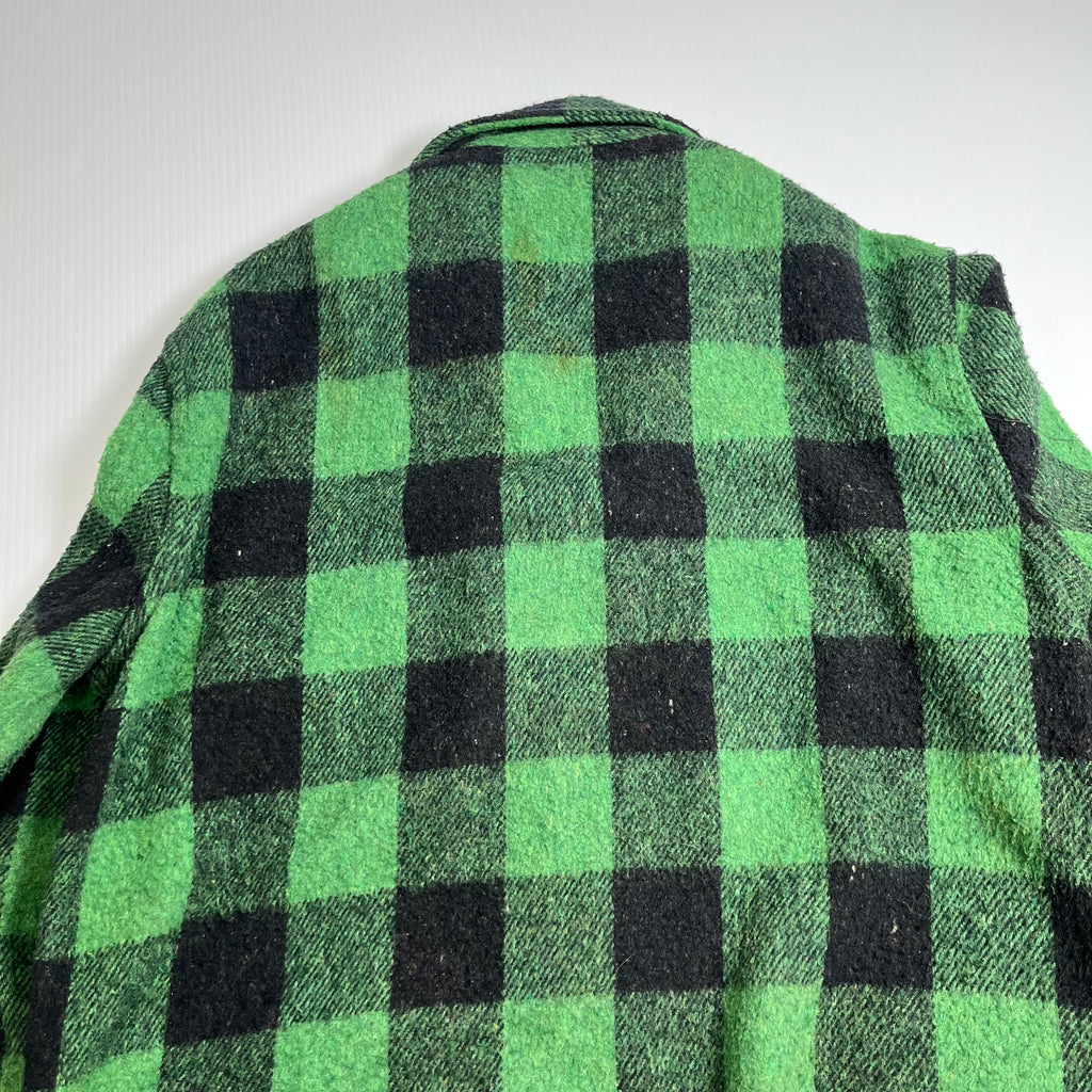 Vintage Big Mike Plaid Full Zip Flannel Jacket L
