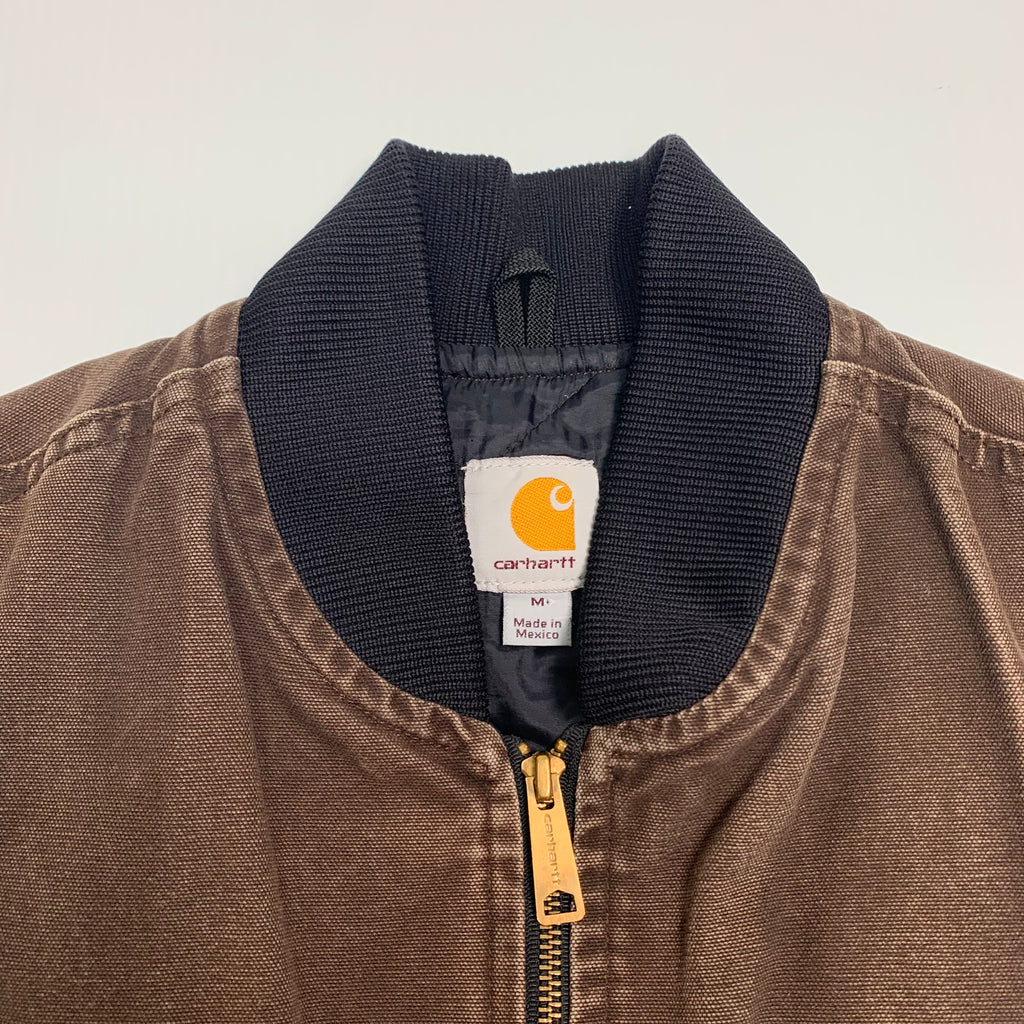 Carhartt Faded Brown Denim Vest M