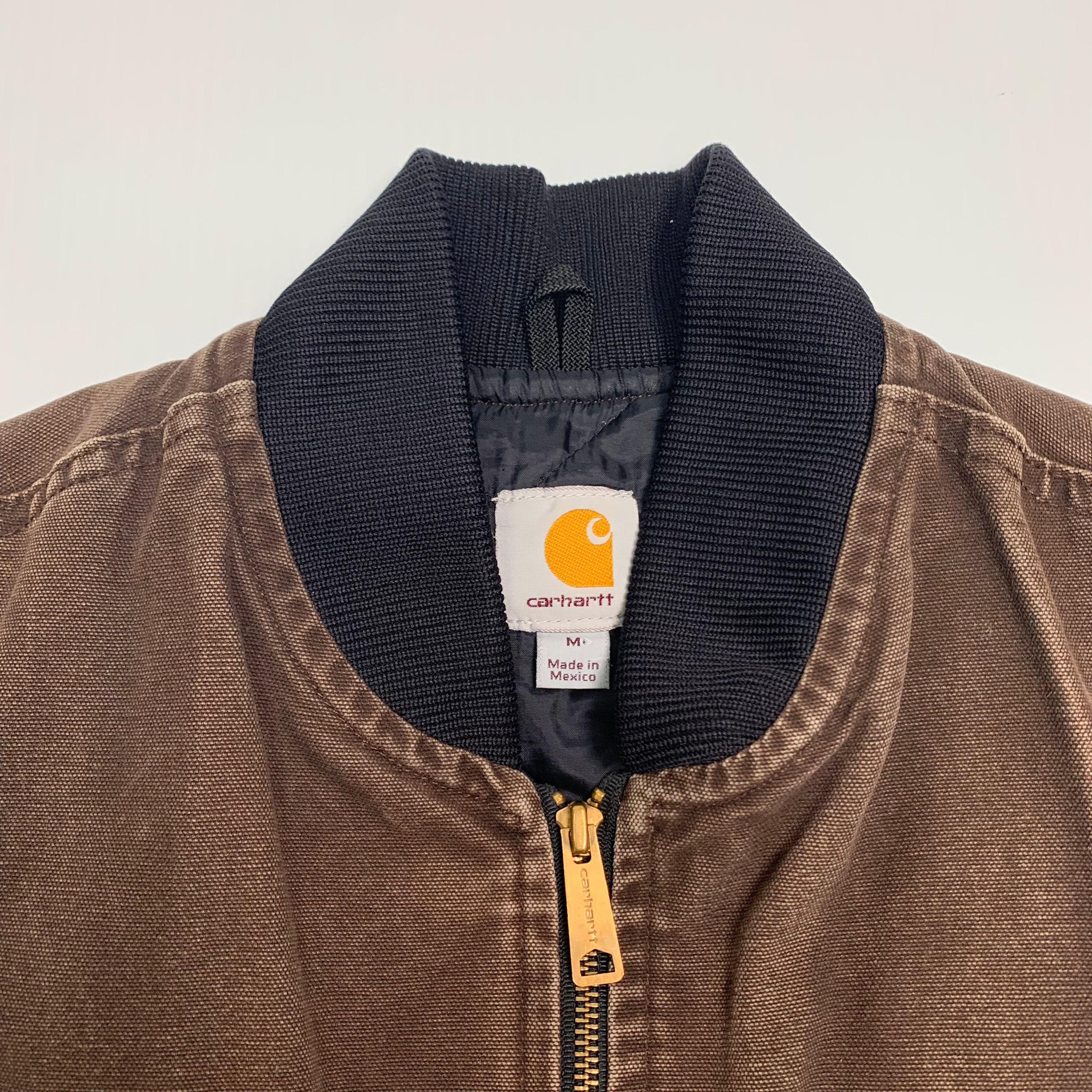 Carhartt Faded Brown Denim Vest M