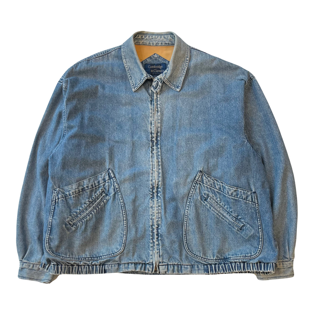 Vintage Cambridge Classics Full Zip Denim Jacket XL