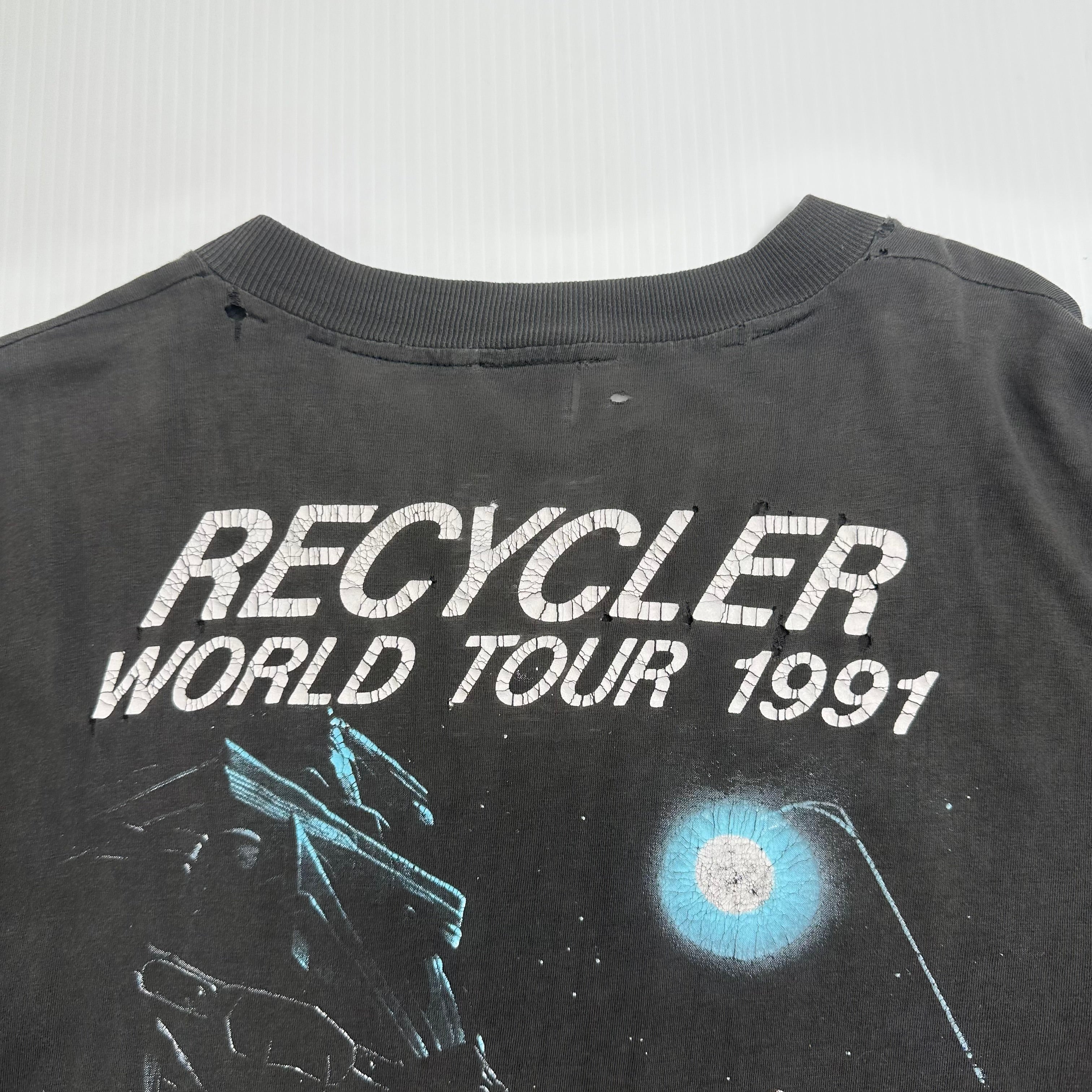 1991 ZZ Top Recycler World Tour Distressed Band Tee L