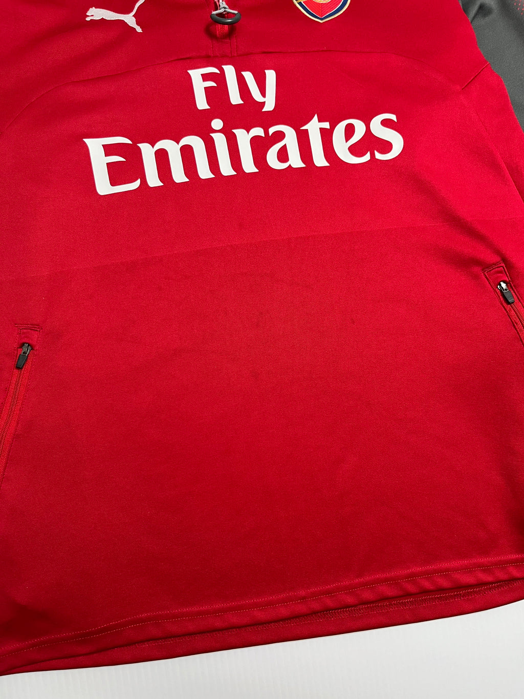 2017-18 Arsenal FC Puma 1/4 Zip Training Top XL