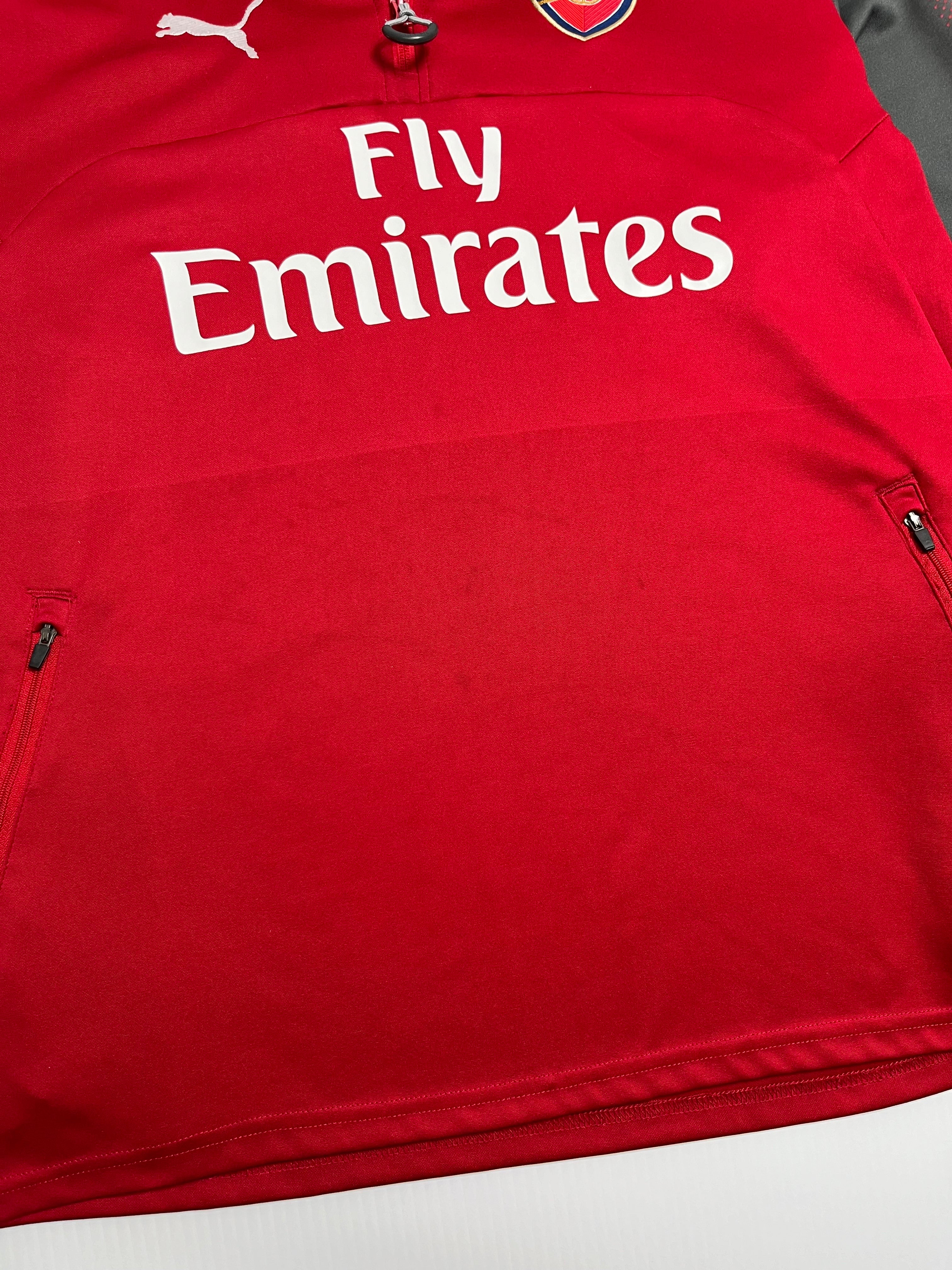 2017-18 Arsenal FC Puma 1/4 Zip Training Top XL