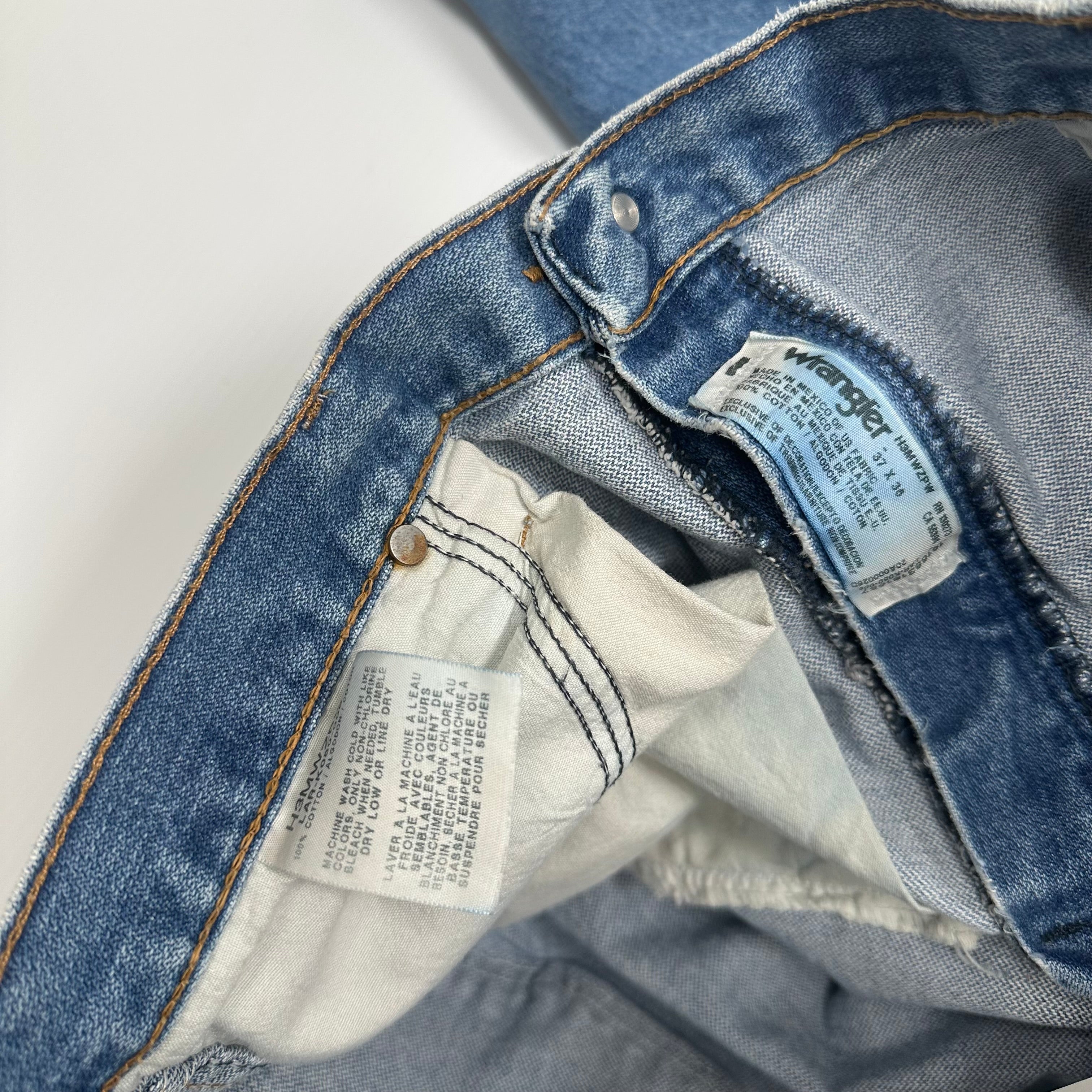 Vintage Wrangler Painted Denim Pants 37