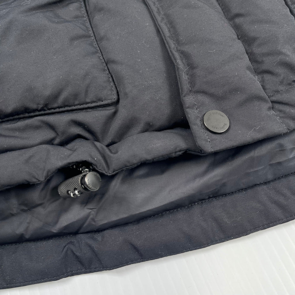 Off-White Brushed Diagonal Quilted Down Jacket M