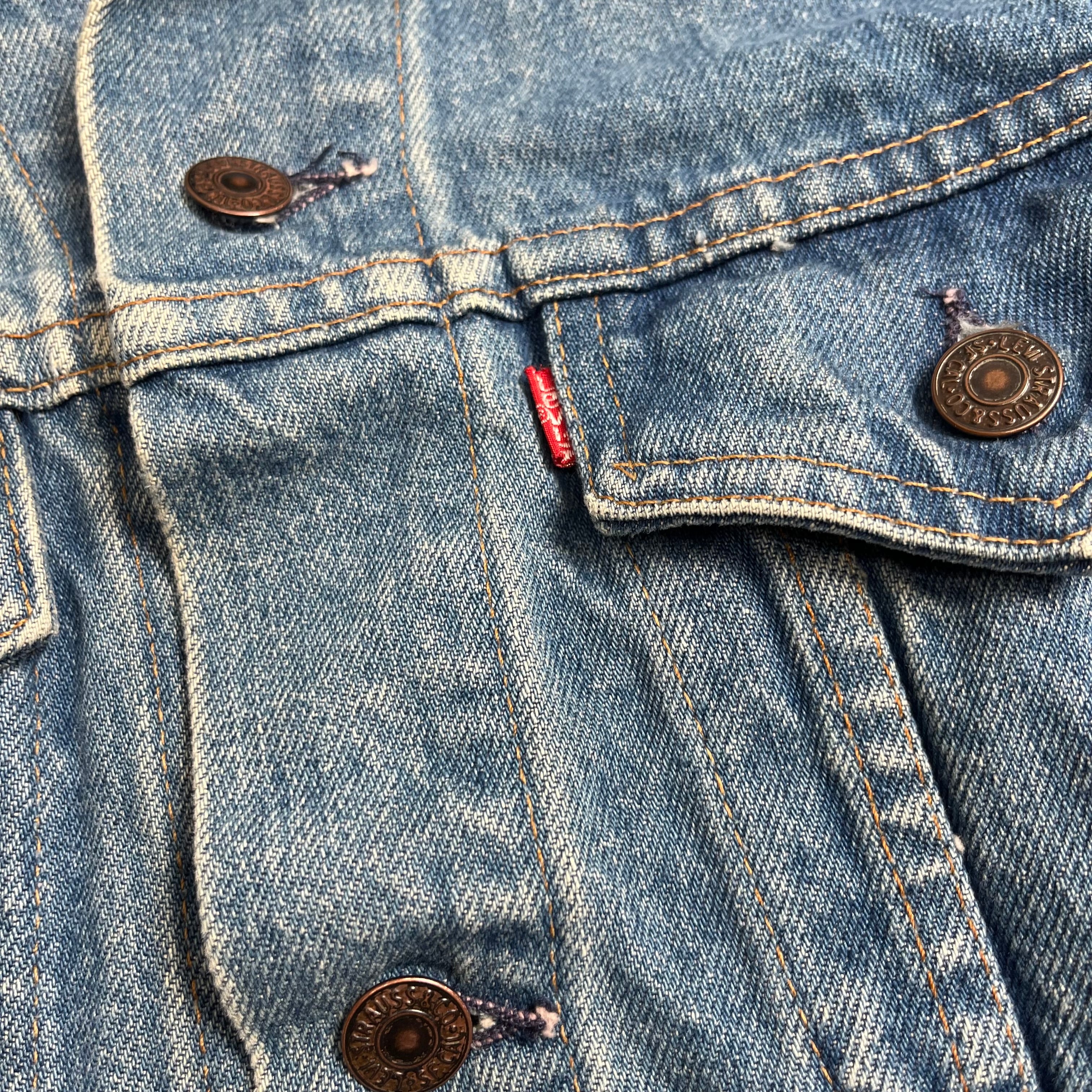 Vintage Levi's Medium Wash Denim Jacket Women's L