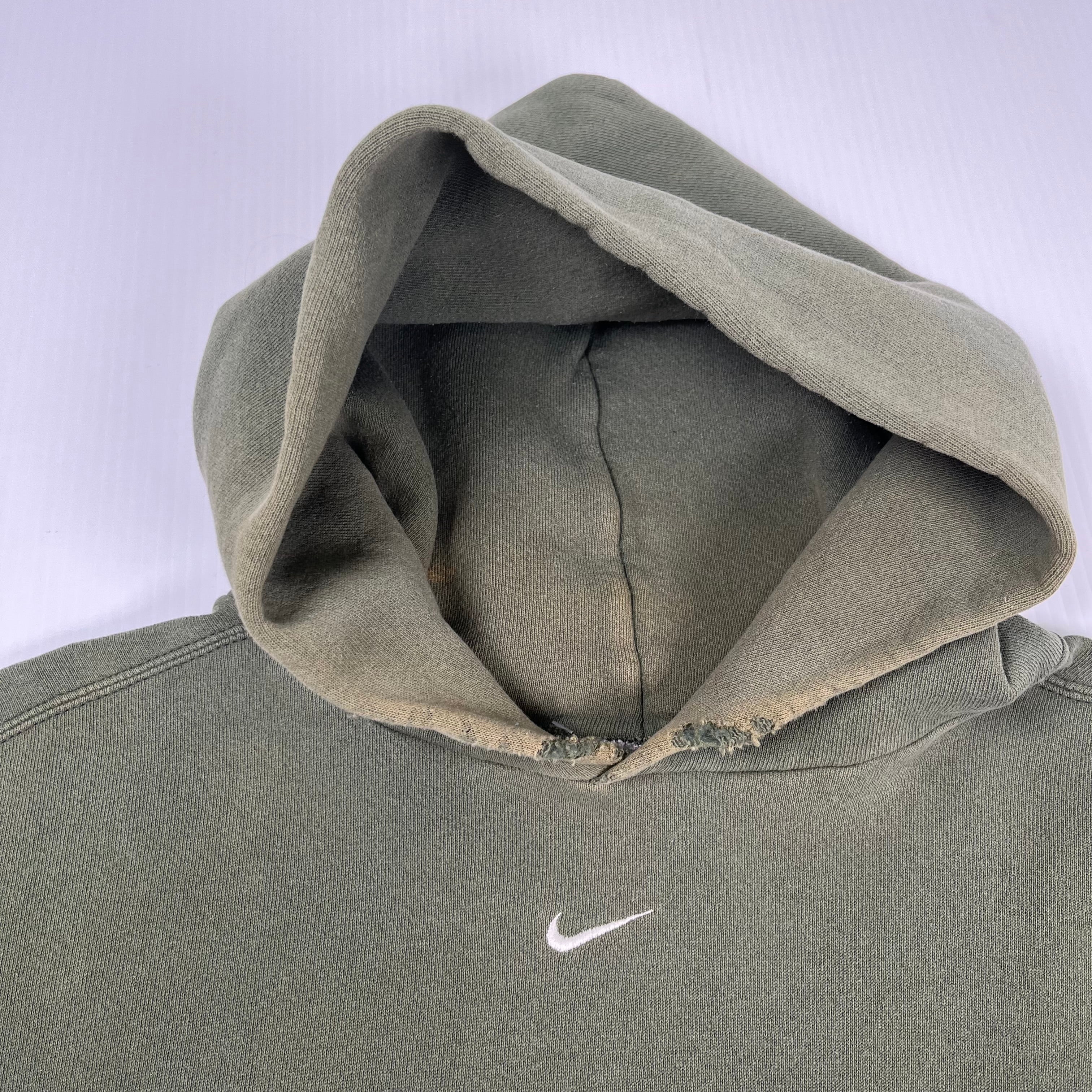 90s Nike Center Swoosh Hoodie L