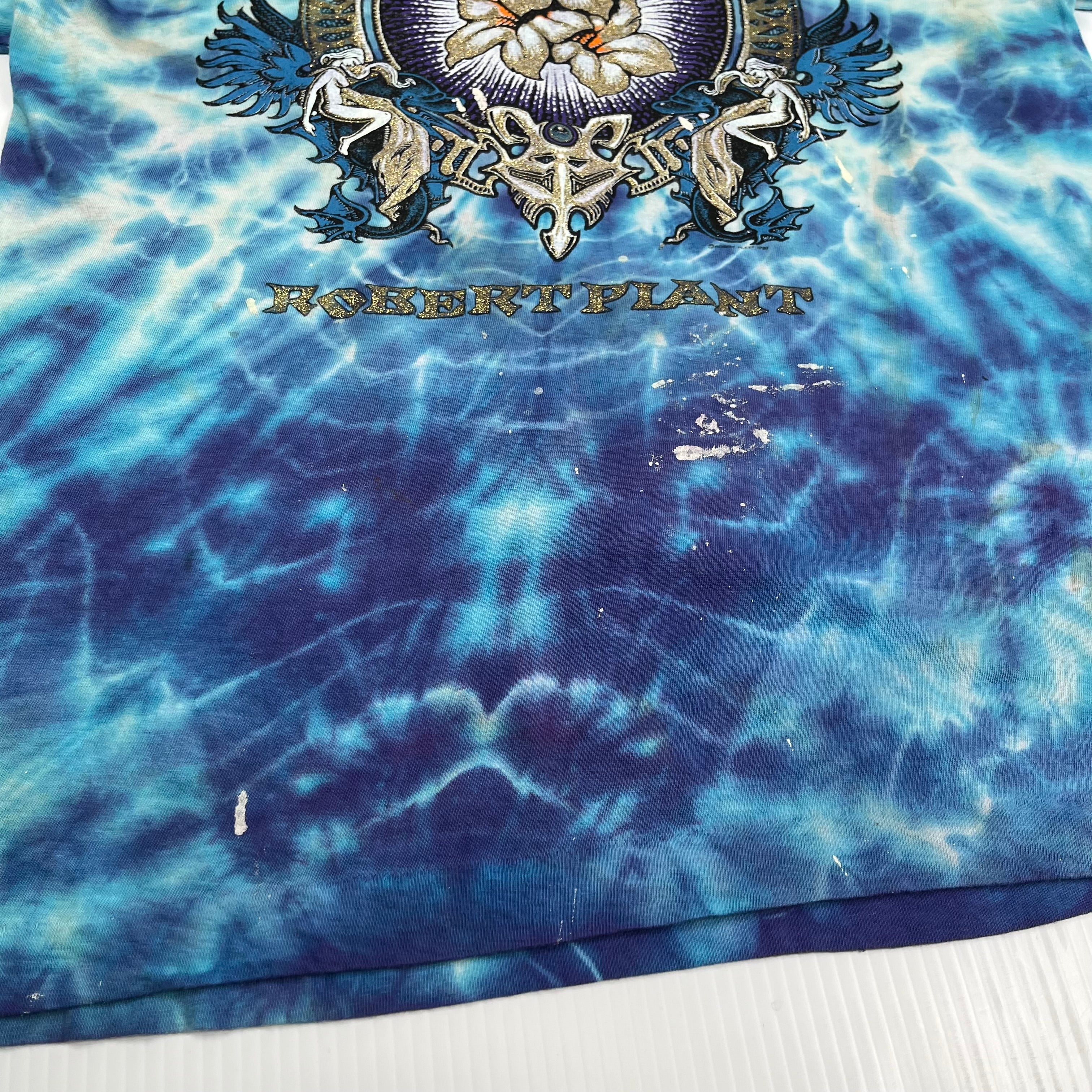 1990 Robert Plant Canadian Tour Tie Dye Tee XL