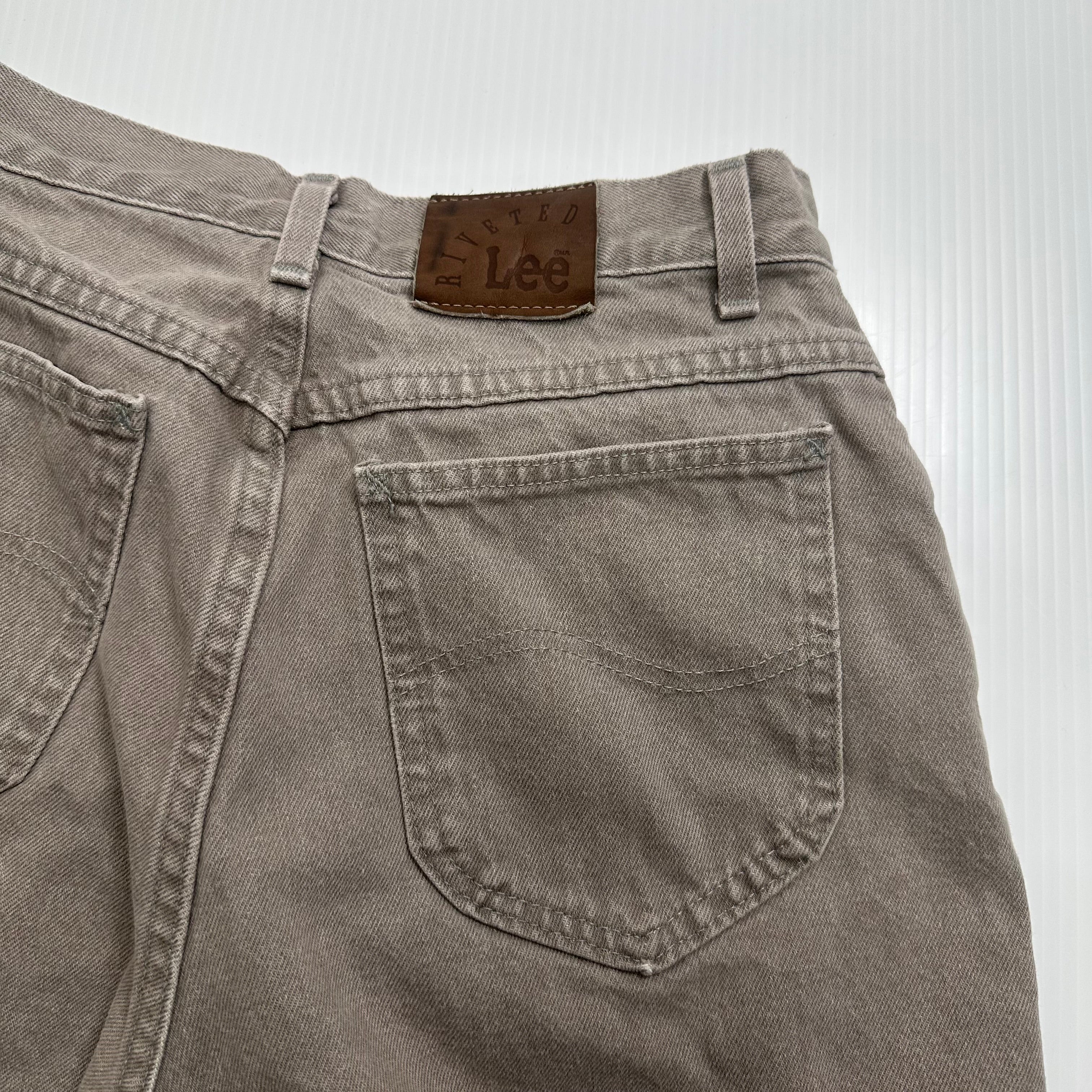 Vintage Lee Riveted Denim Shorts Women's 10
