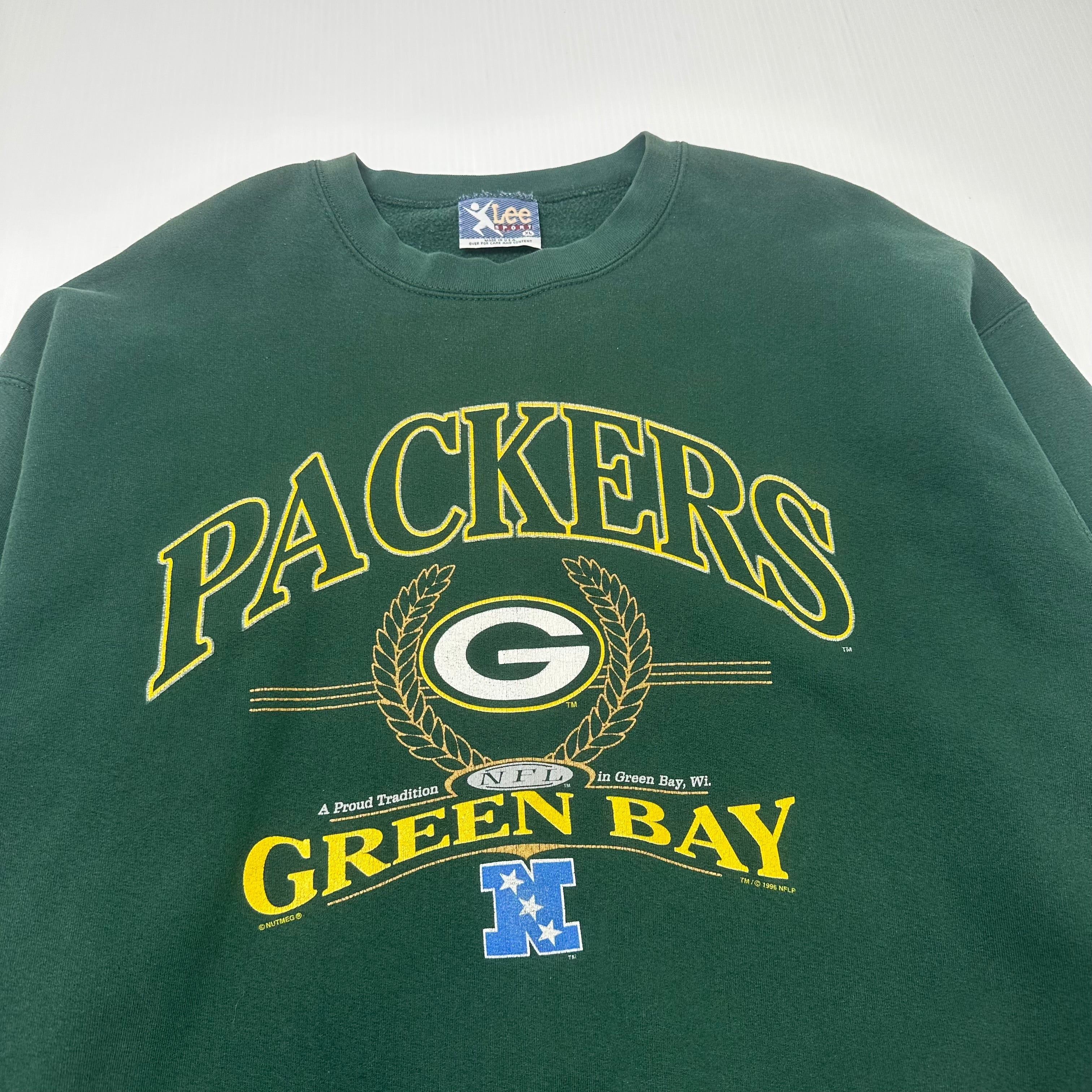 90s Lee Sport Green Bay Packers Crewneck XL