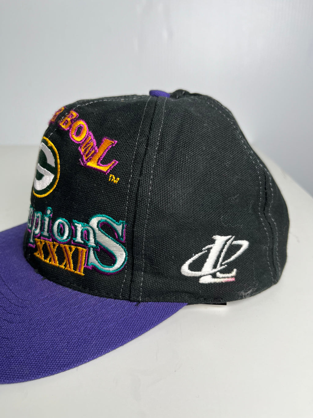 90s Super Bowl XXXI Champs Green Bay Packers Snapback Hat
