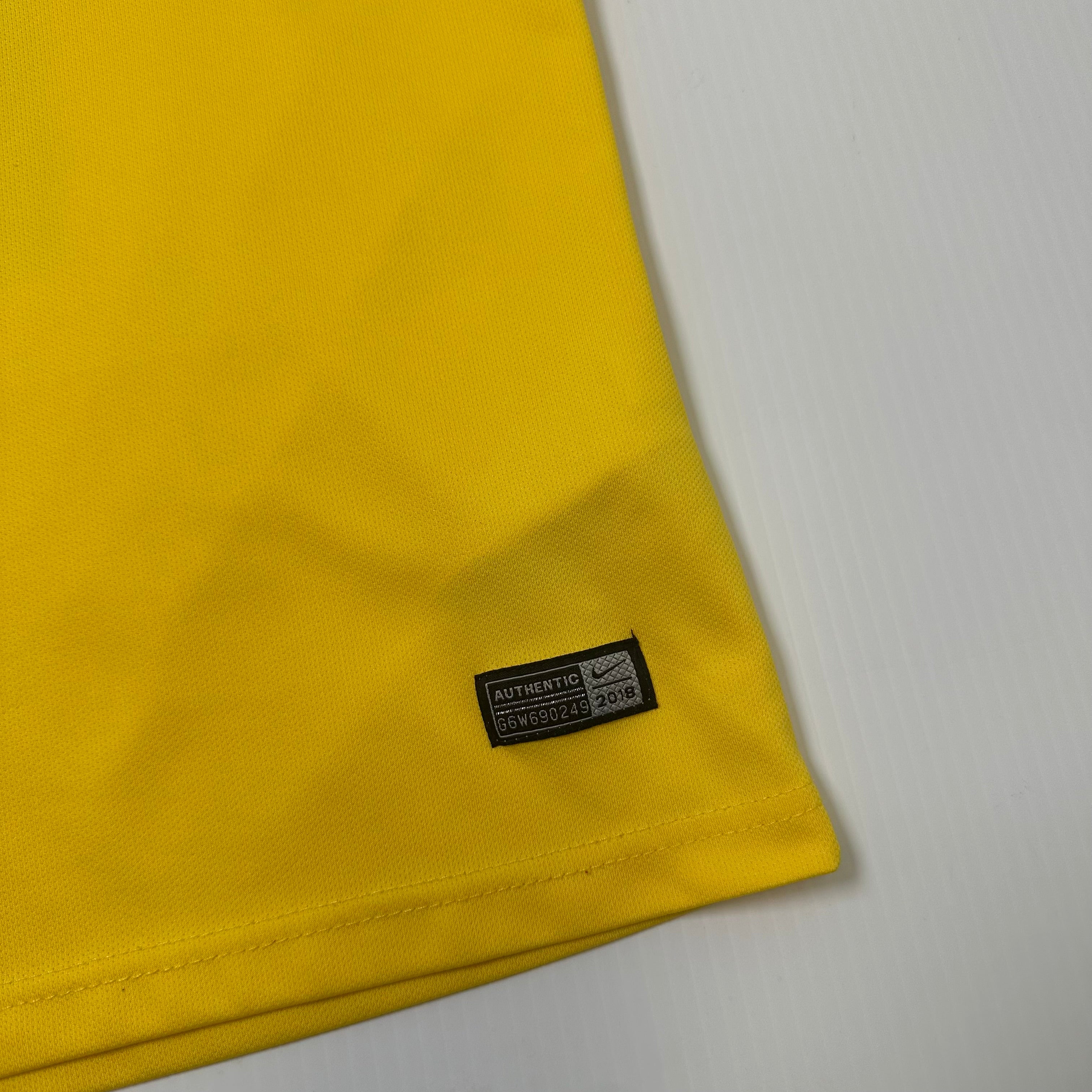 2018 Nike Brasil Neymar #10 Home Jersey Youth M