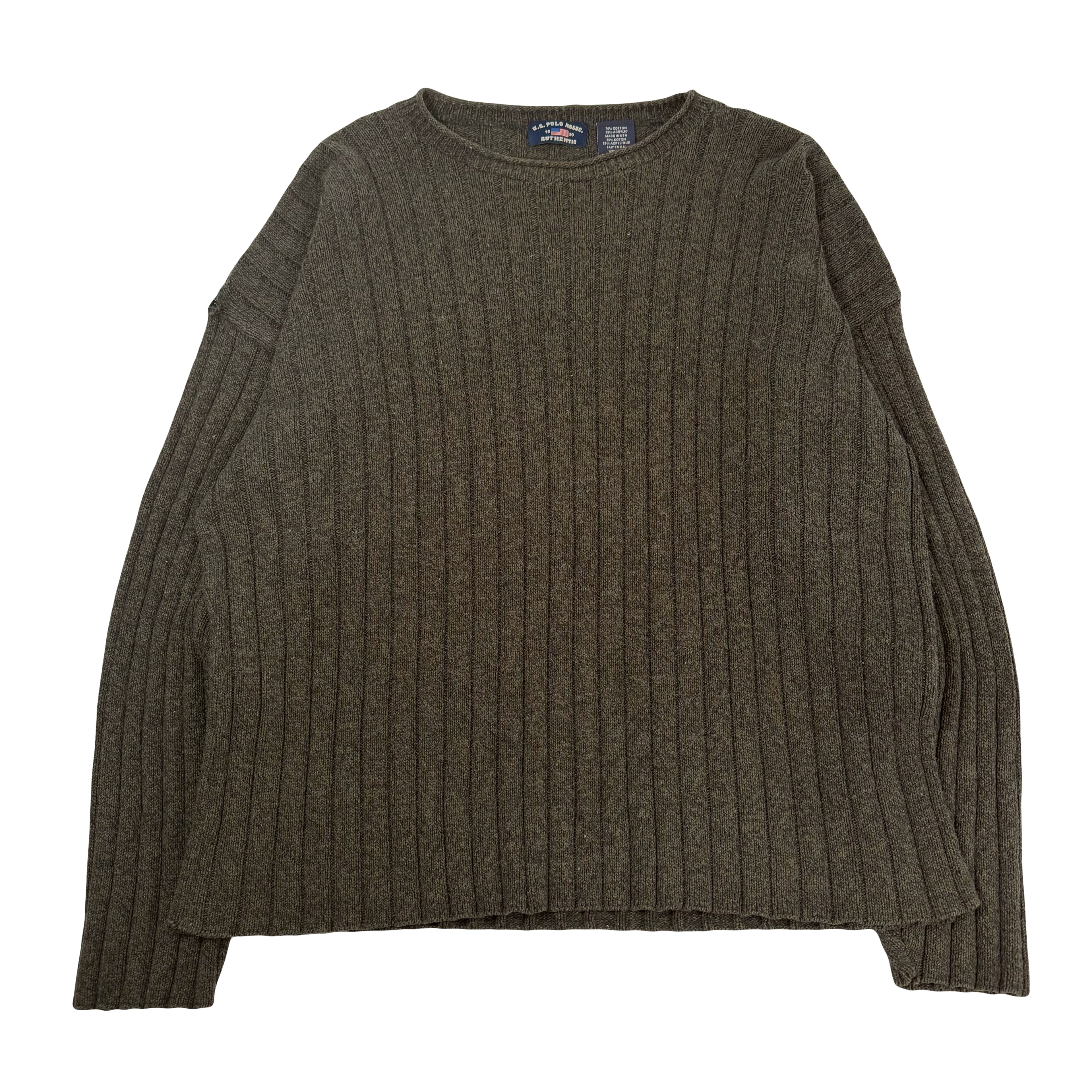 Vintage U.S. Polo Assoc. Roll Neck Knit Sweater XL