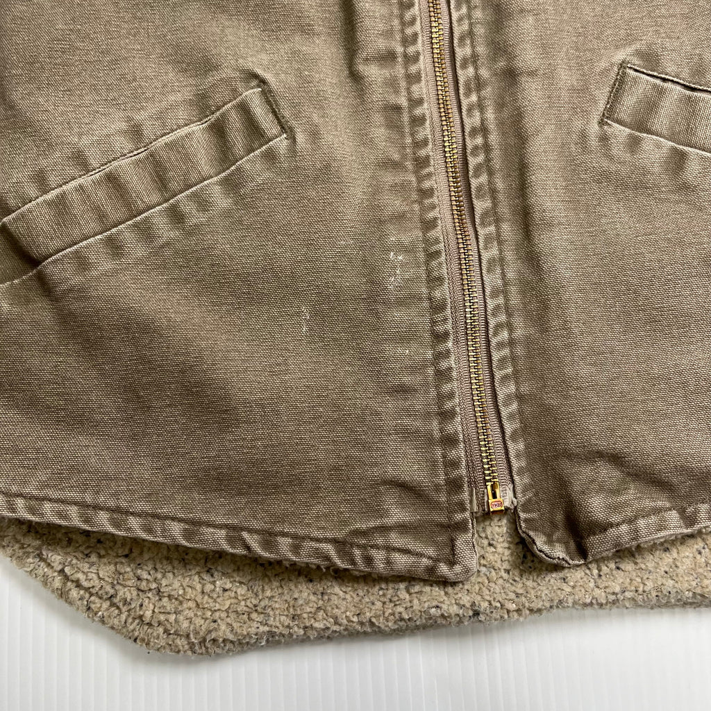 Vintage Carhartt Sherpa Lined Vest L