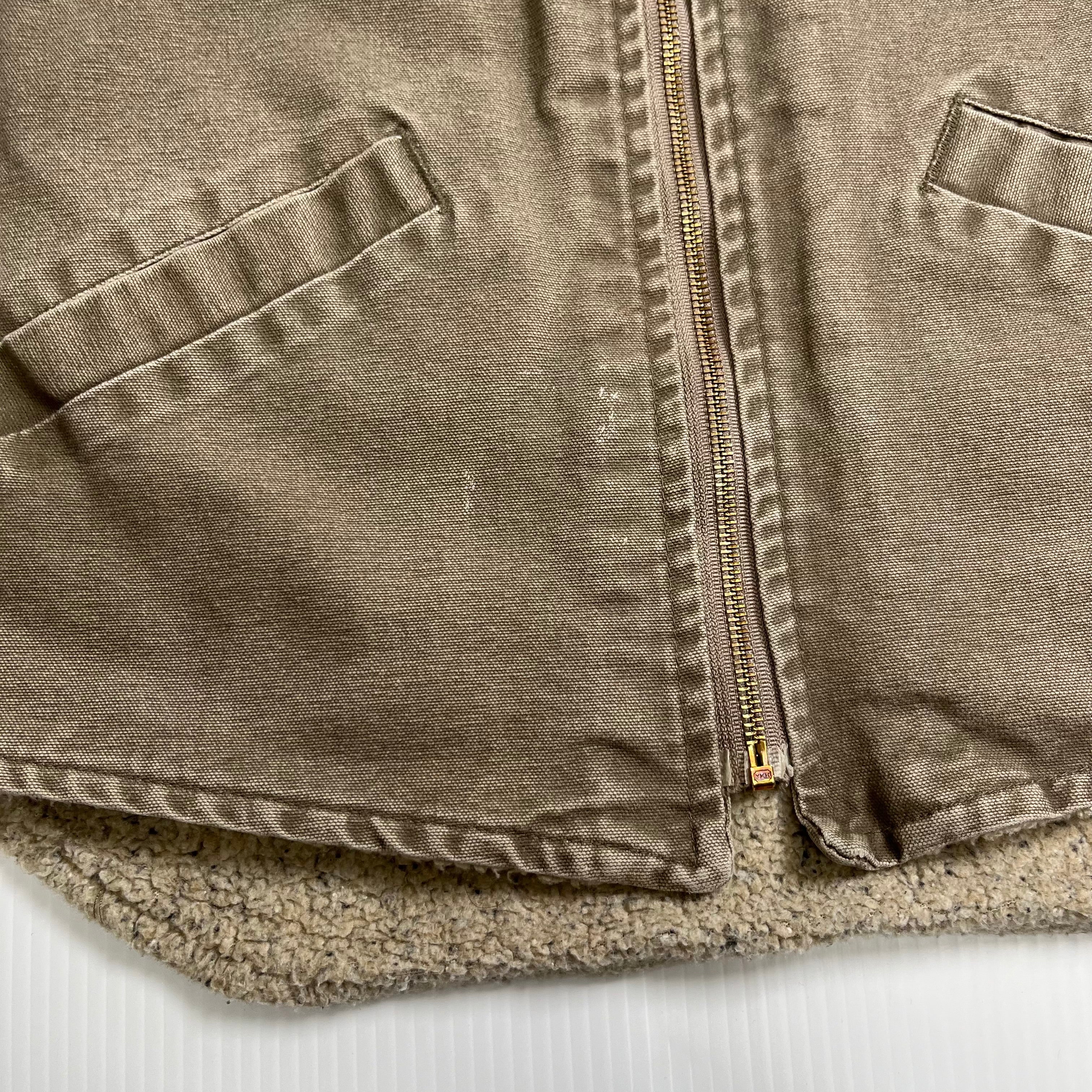 Vintage Carhartt Sherpa Lined Vest L