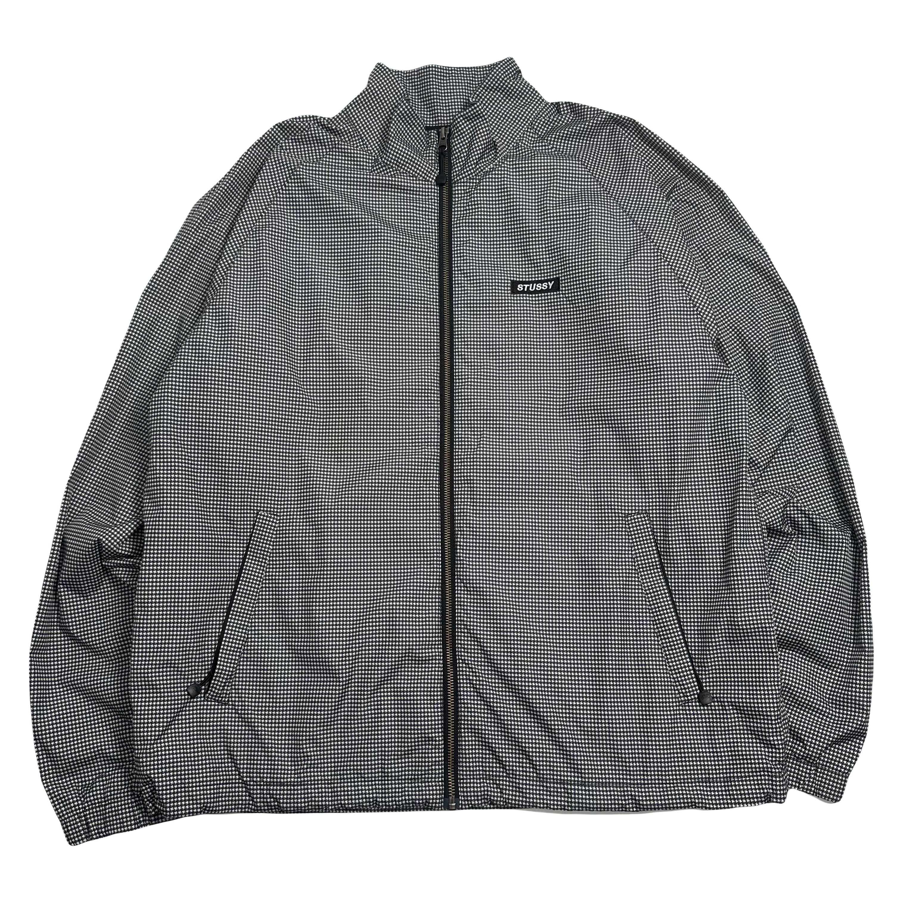 Stüssy Houndstooth Windbreaker Jacket L