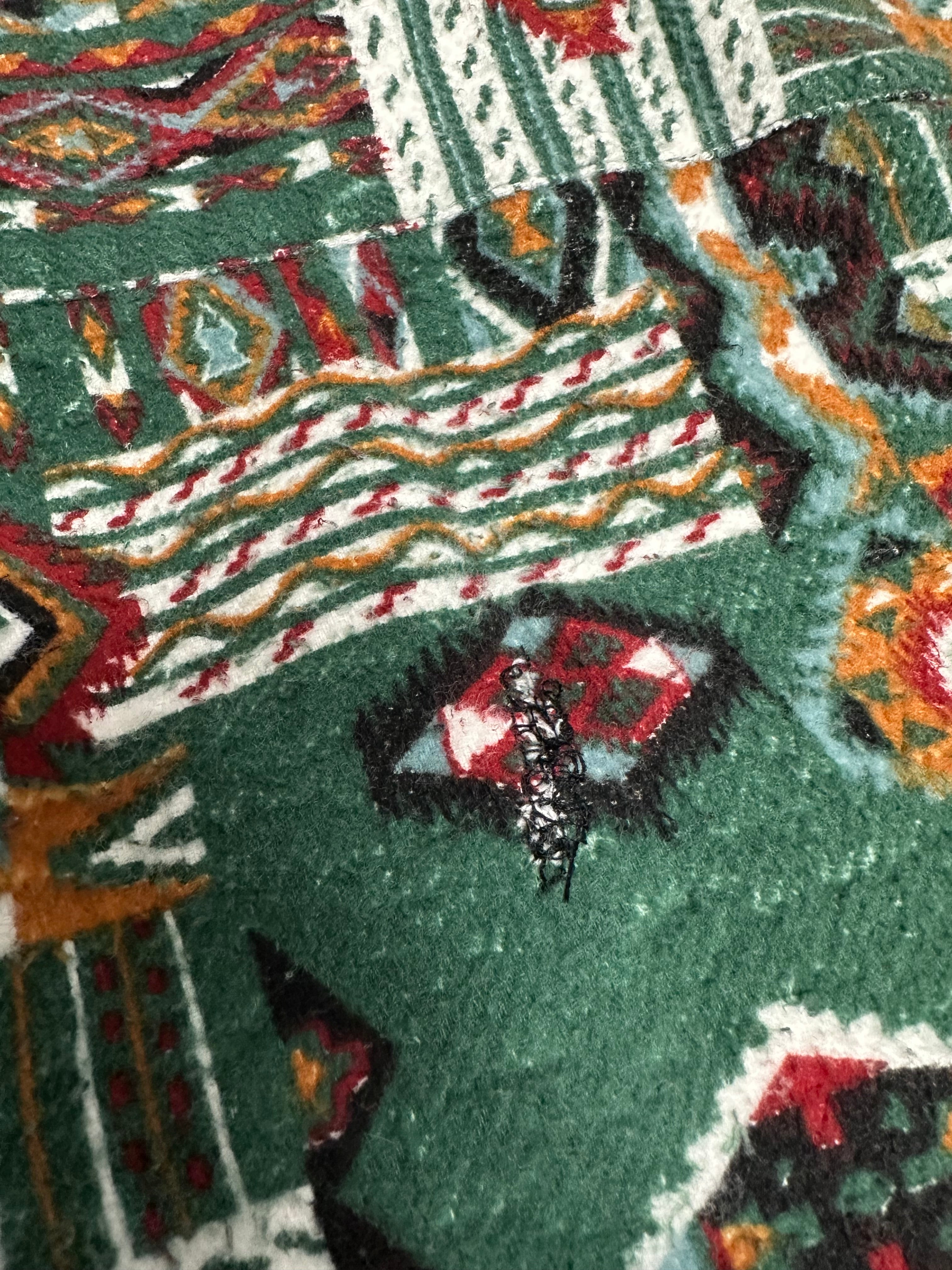 Vintage Guess Georges Marciano Abstract Pattern Button-Up Shirt XL