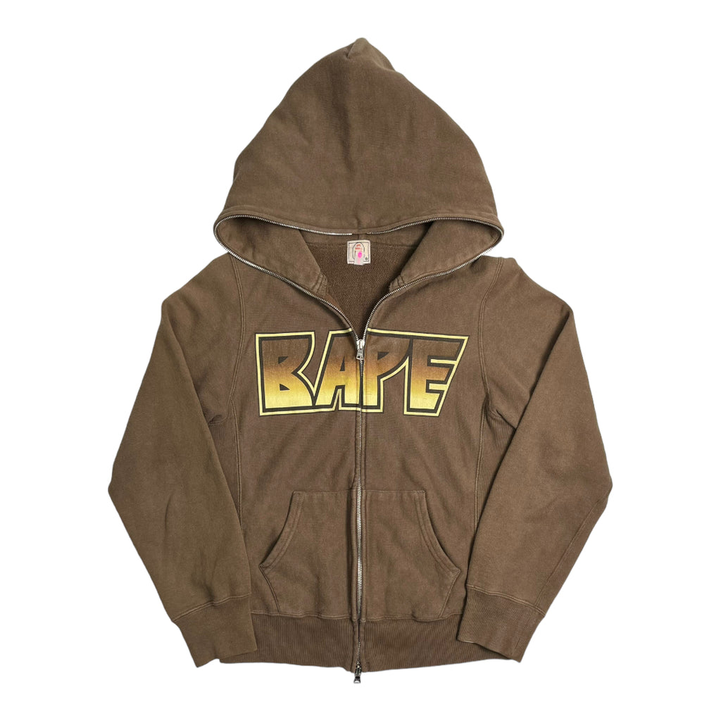 BAPE Spellout Zip Hoodie Women's S