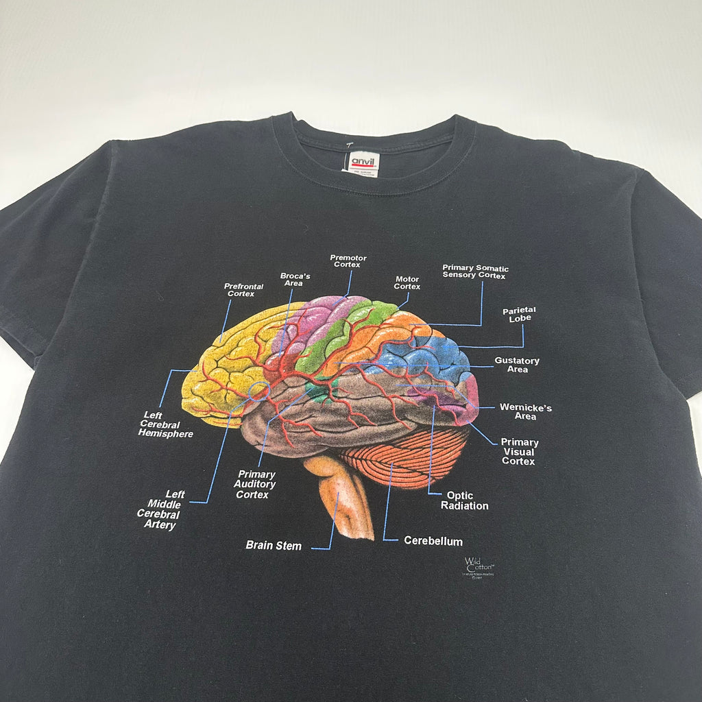 World Of Science Brain Diagram Tee XL