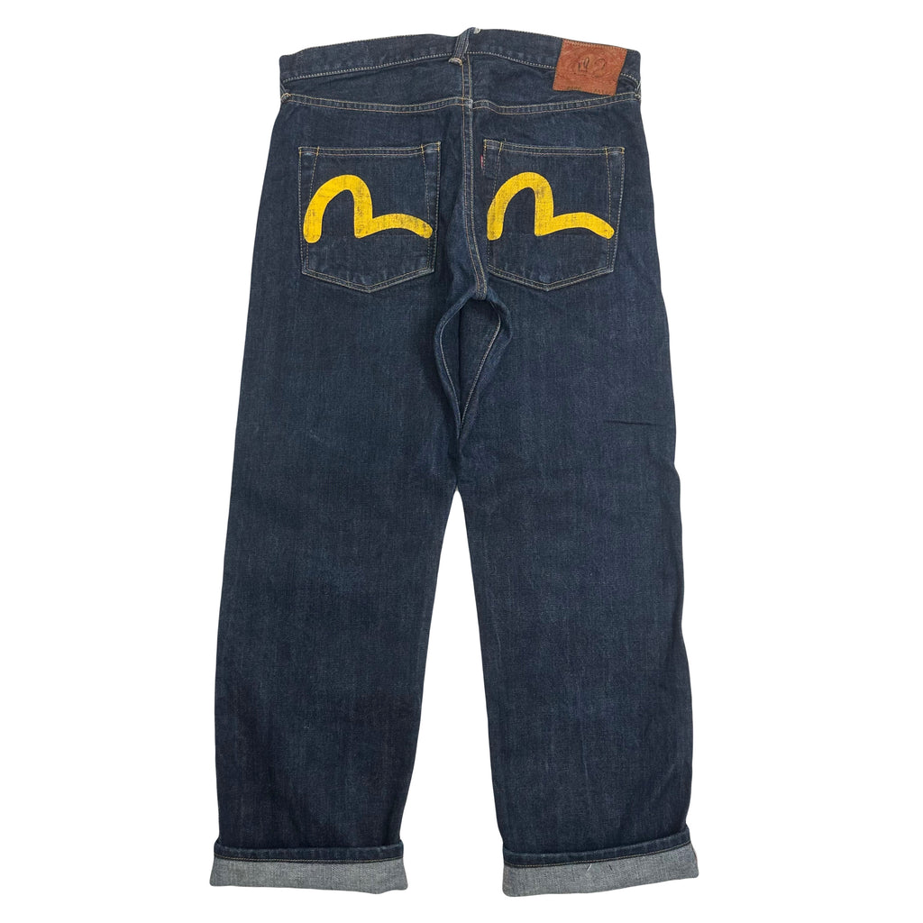 Vintage Evisu Dark Wash Selvedge Denim 34