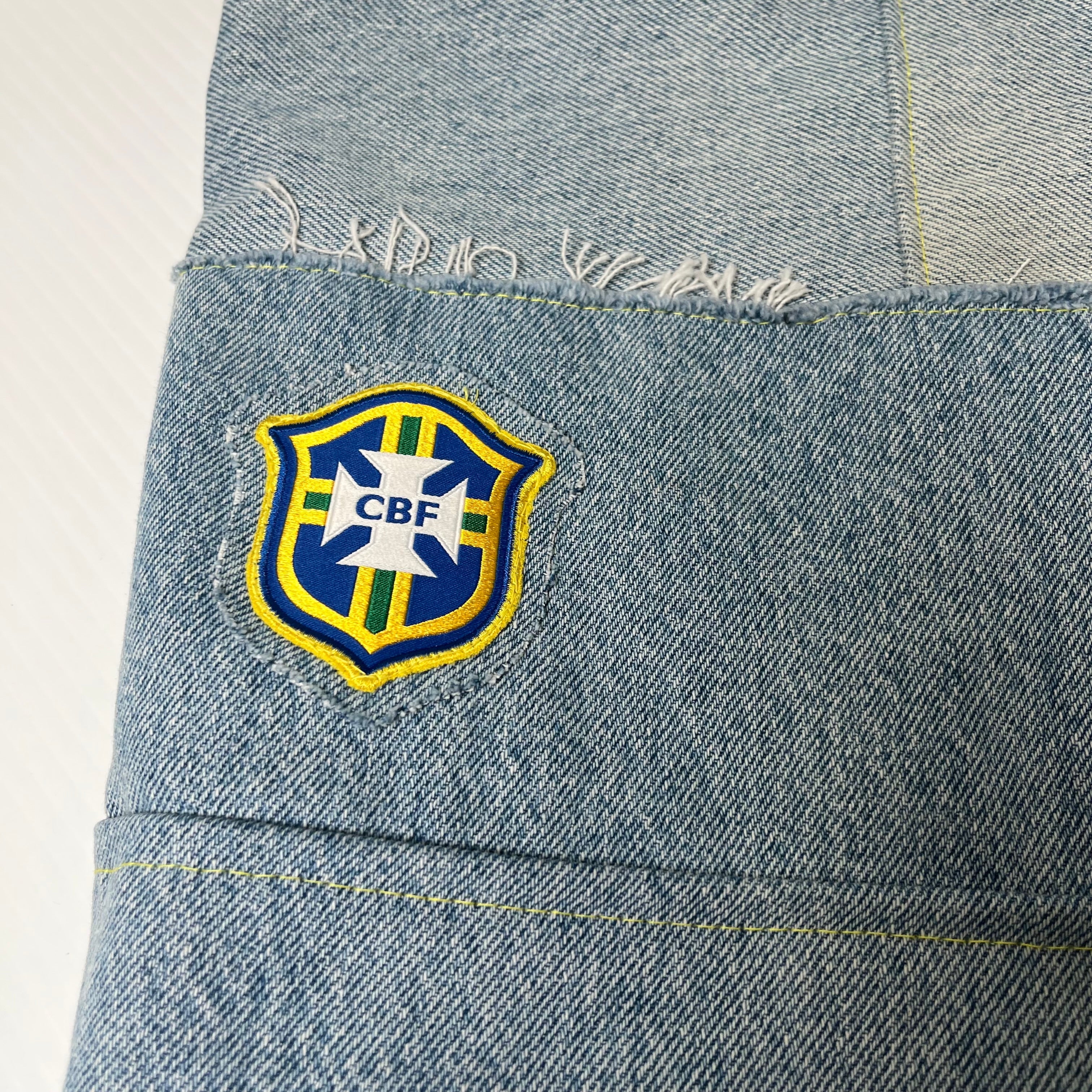 Rework Nike Brasil x Denim Side Bag