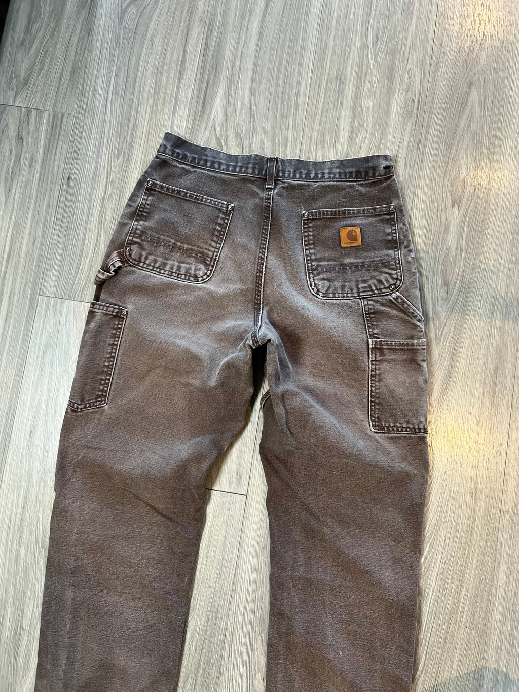 Vintage Carhartt Faded Double Knee Carpenter Denim 30