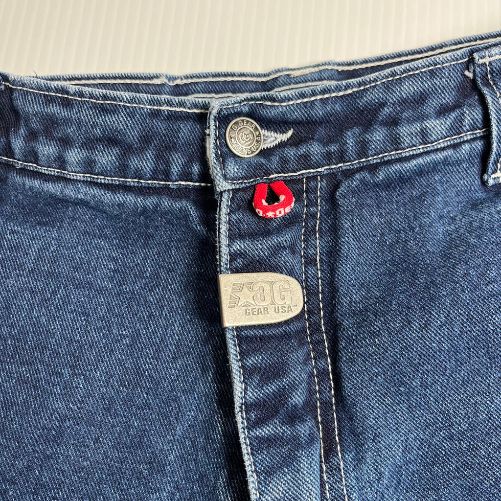 Y2K O.G. Gear USA Baggy Denim Shorts 34