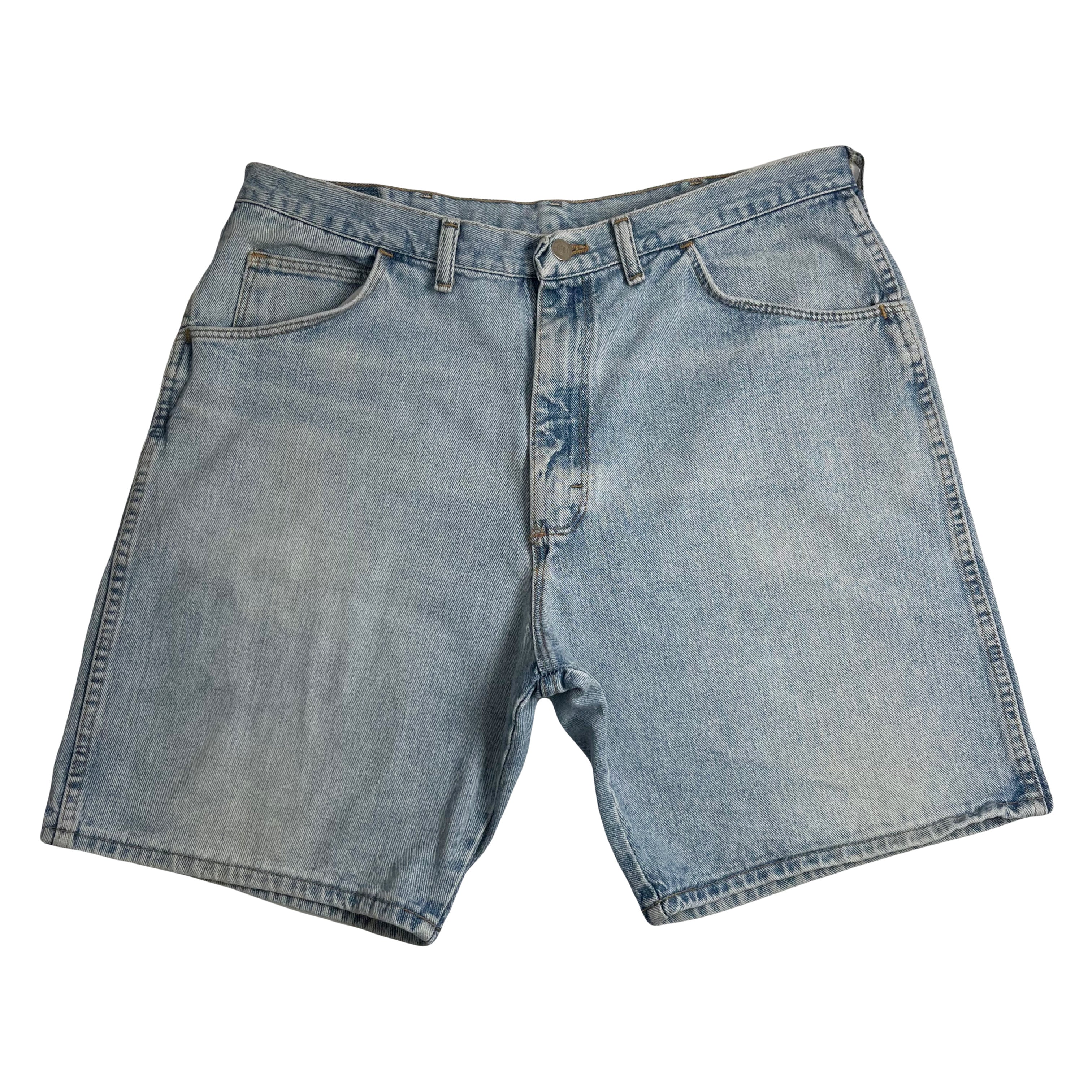 Vintage Wrangler Hero Light Wash Denim Shorts 38