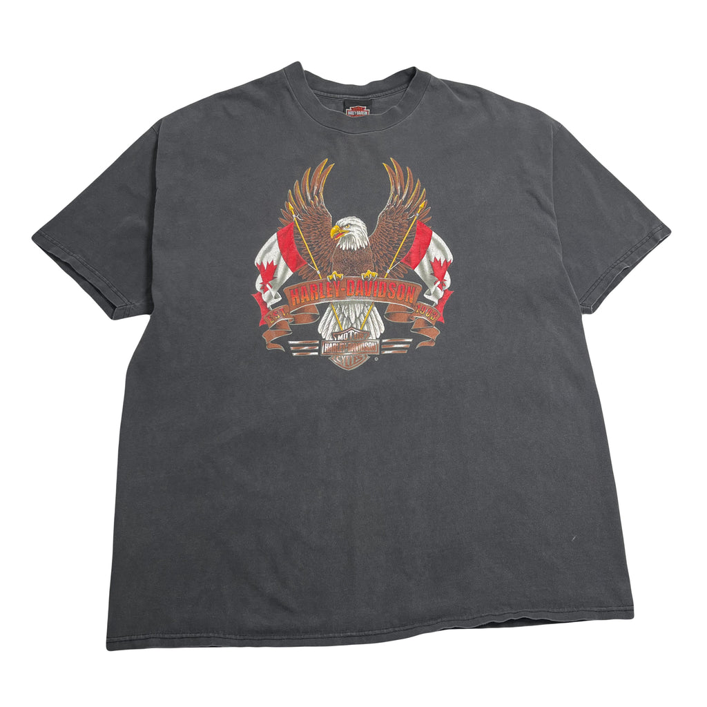 Vintage Harley Davidson Alberta Canada Tee XL